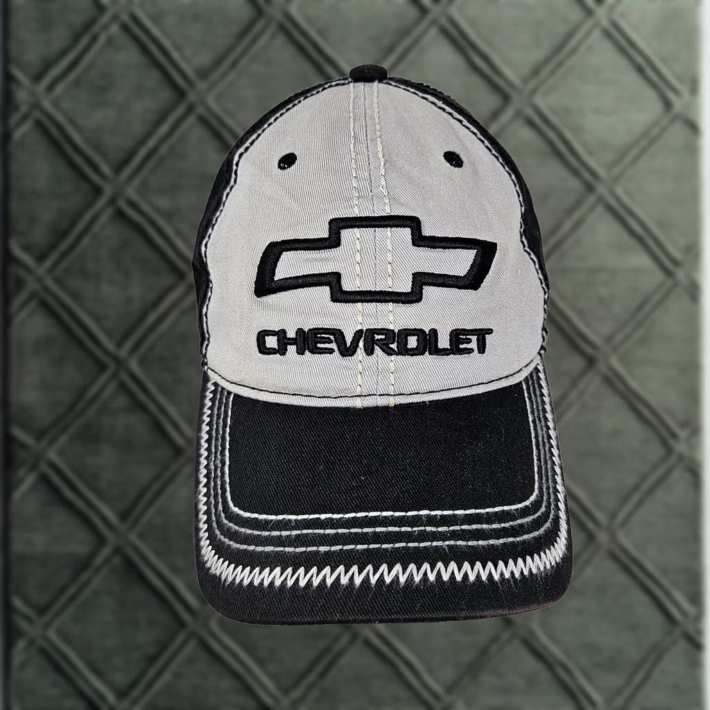 Logo 7 Chevrolet Hat Baseball Cap Men Adjustable Black Gray Logo Licensed GM Cars Shirt Size ONE SIZE - 1 Thumbnail