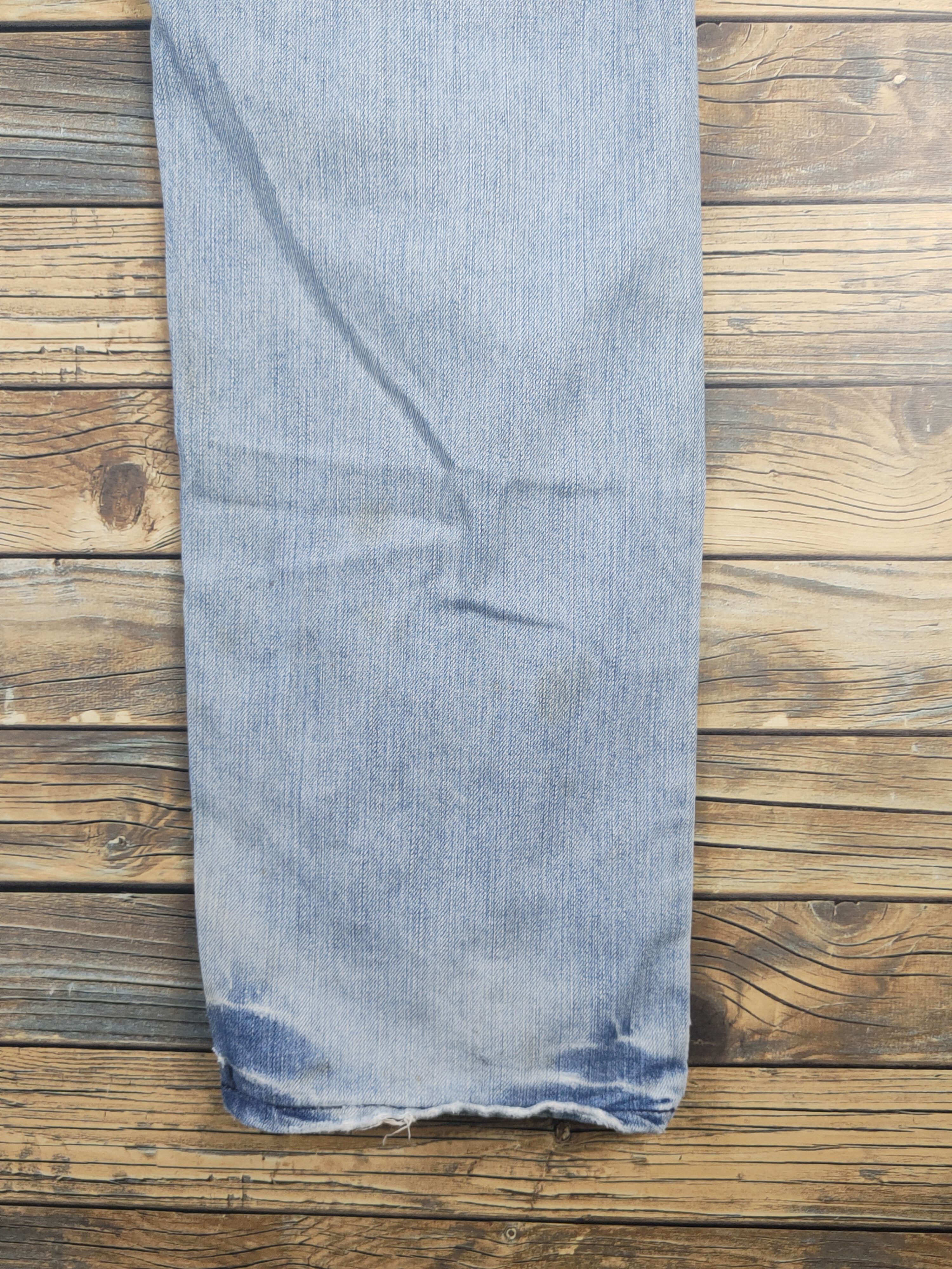 Global Work Global Work Light Blue Distressed Ripped denim Jeans #W1604 Size US 32 / EU 48 - 12 Thumbnail