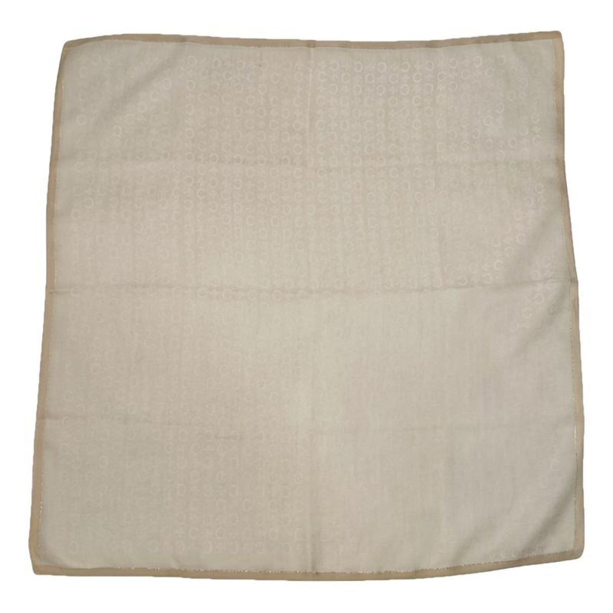 Celine Beige Silk Silk Handkerchief Size ONE SIZE - 1 Thumbnail
