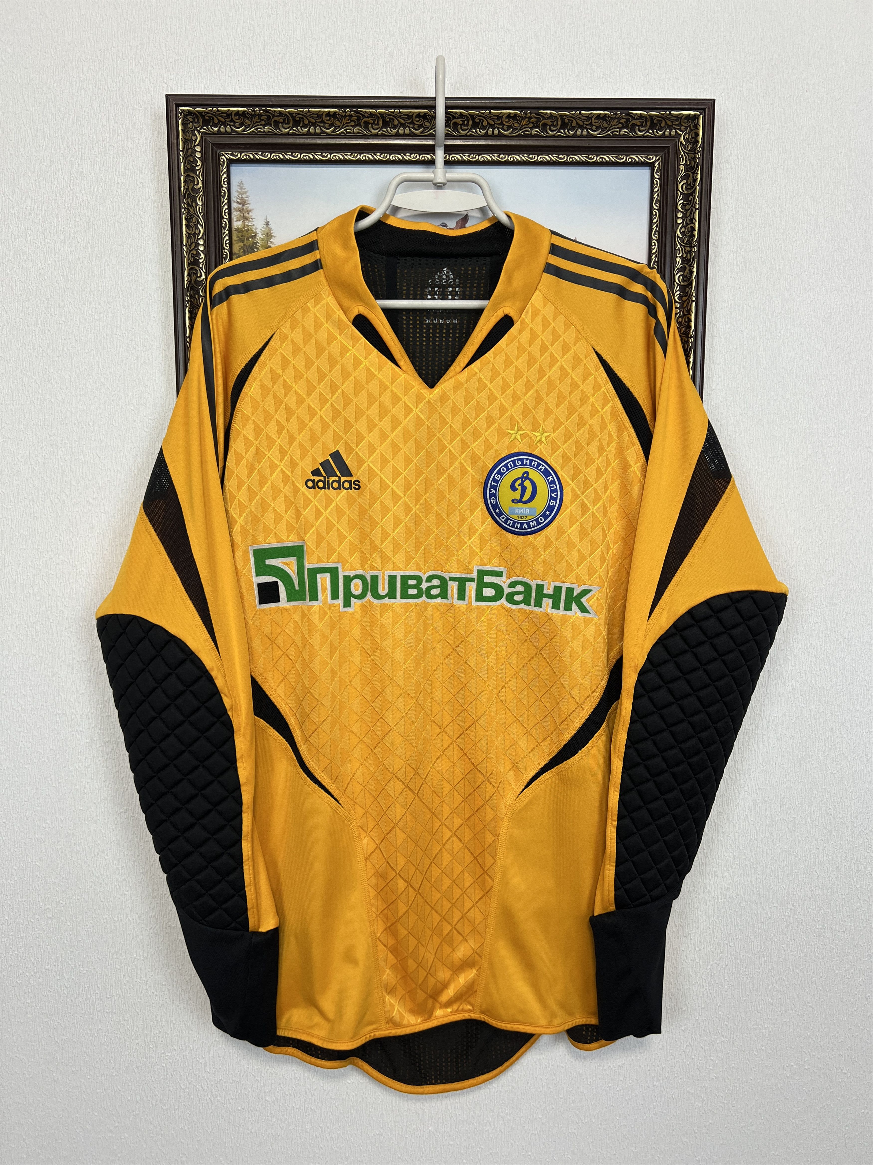 Adidas Dynamo Kiev Goalkeeper football shirt Player Issue Jersey Size US L / EU 52-54 / 3 - 1 Thumbnail