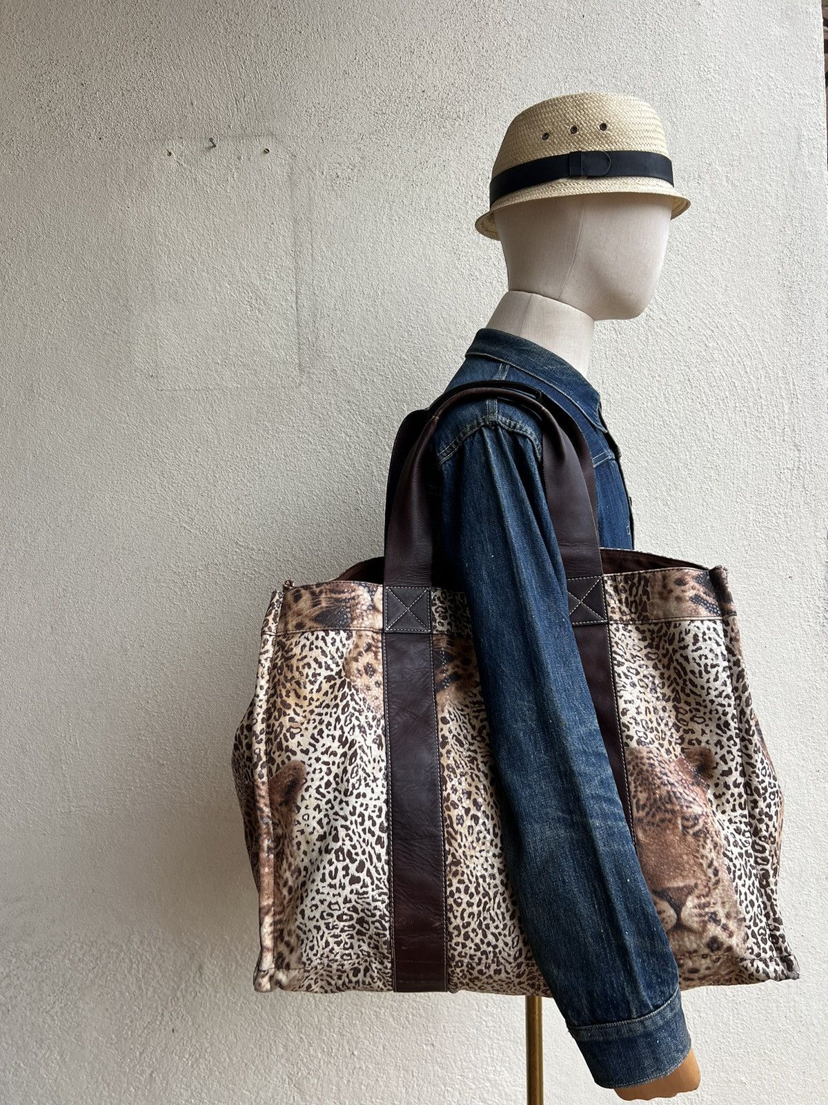 Vintage Vintage Japan Cheetah Leopard Large Tote Bag Size ONE SIZE - 1 Thumbnail
