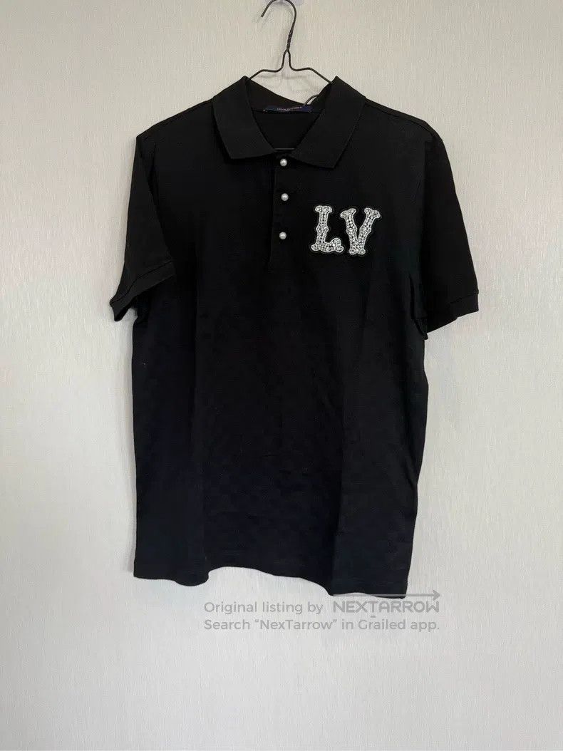 Louis Vuitton Louis Vuitton Fei Dong Co-branded Series Black Short Sleev Size US L / EU 52-54 / 3 - 1 Thumbnail