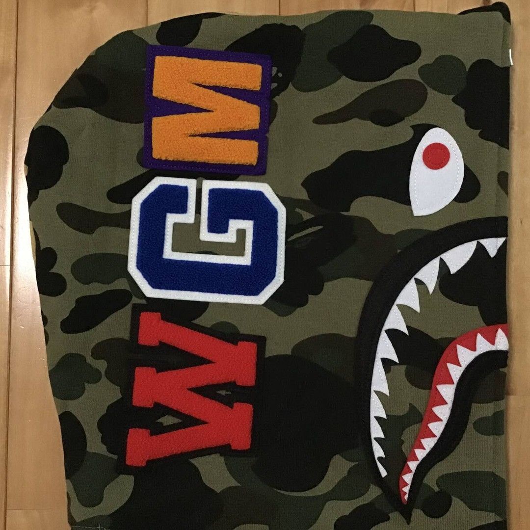 Bape BAPE Crazy 1st camo shark full zip hoodie a bathing ape Size US XL / EU 56 / 4 - 4 Thumbnail