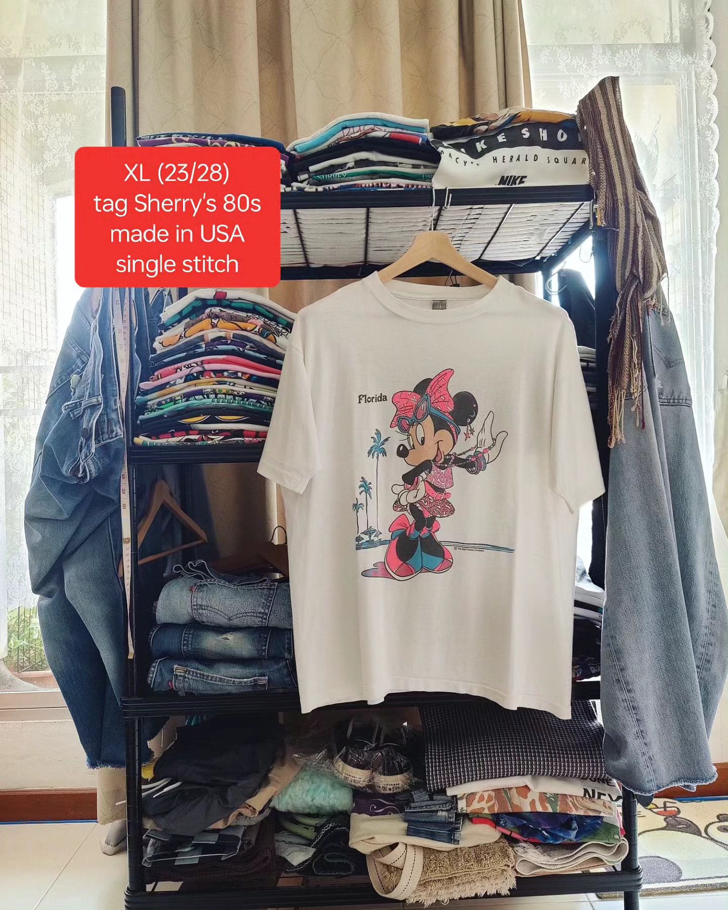 Disney vintage 80s - Minnie Mouse, Florida Size US XL / EU 56 / 4 - 6 Thumbnail