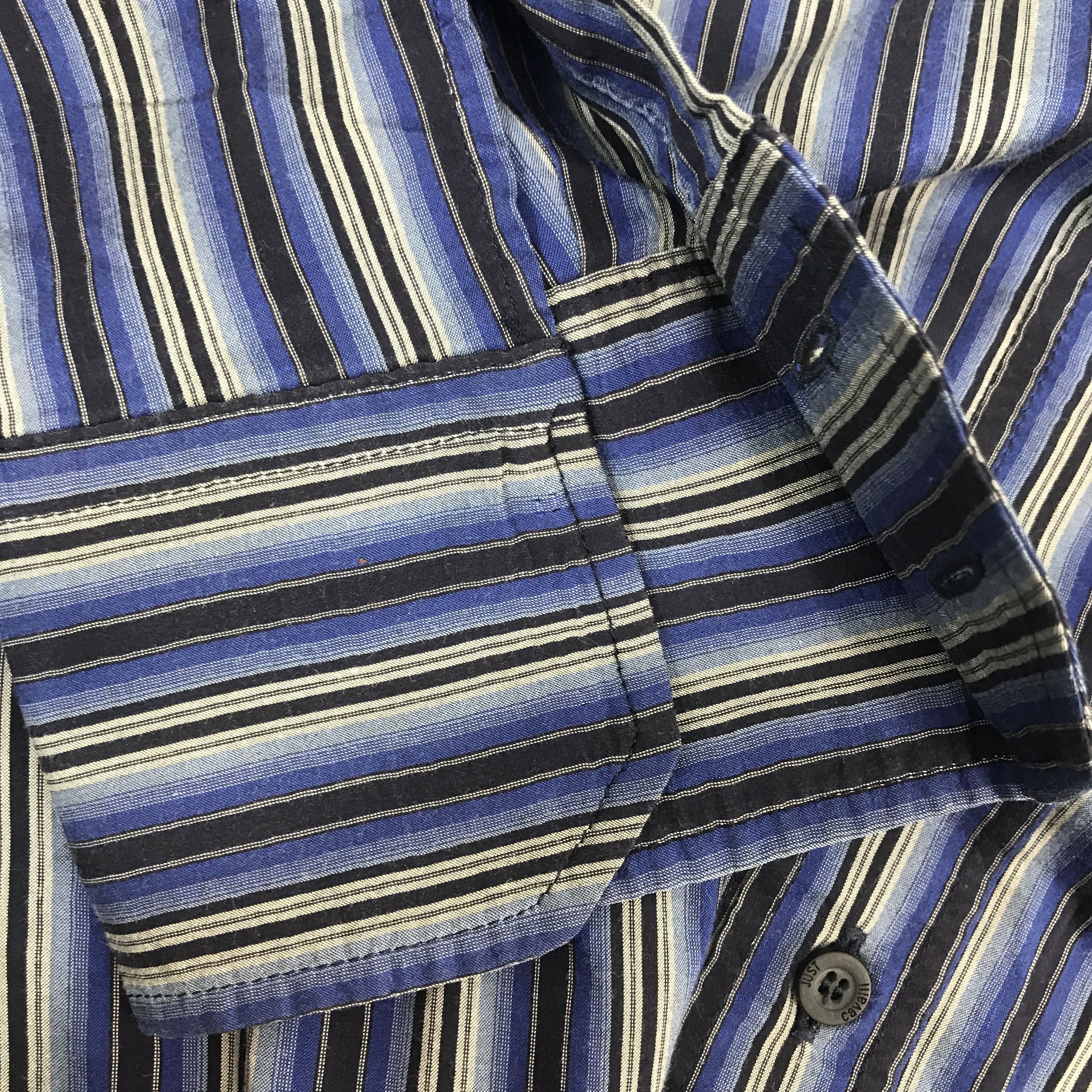 Just Cavalli Vintage Just Cavalli Striped Button up shirt Size US L / EU 52-54 / 3 - 10 Thumbnail