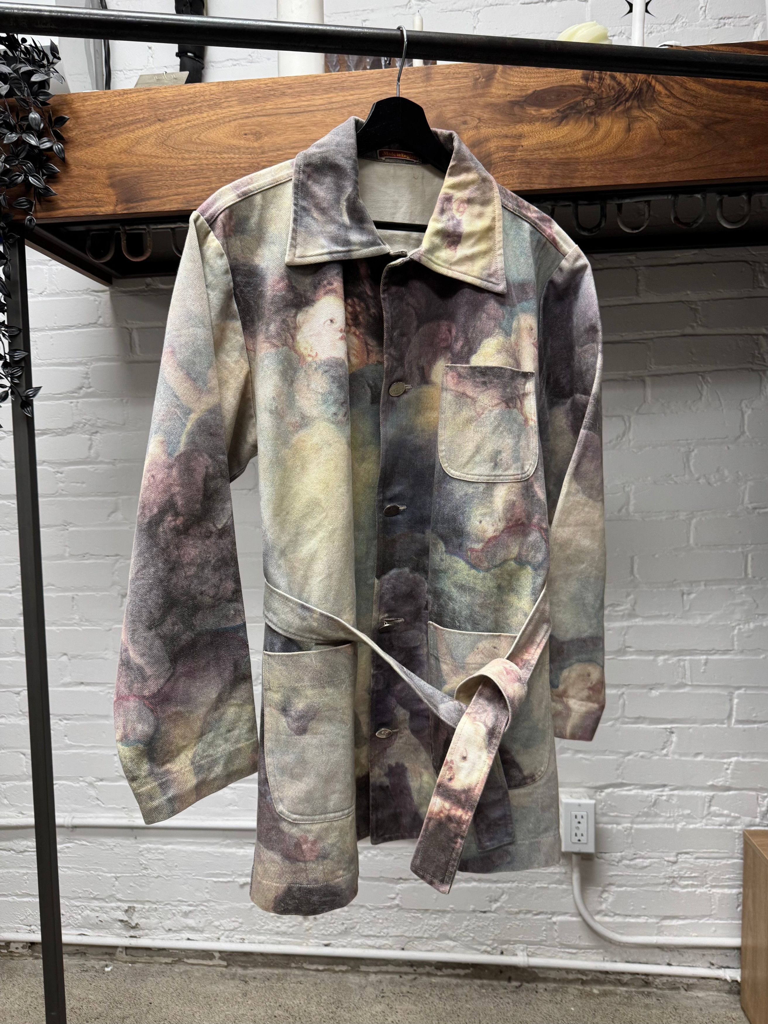 Vivienne Westwood AW1991 Vivienne Westwood ‘Swarm Of Cupids’ Belted Denim Chore Coat Size US L / EU 52-54 / 3 - 1 Thumbnail
