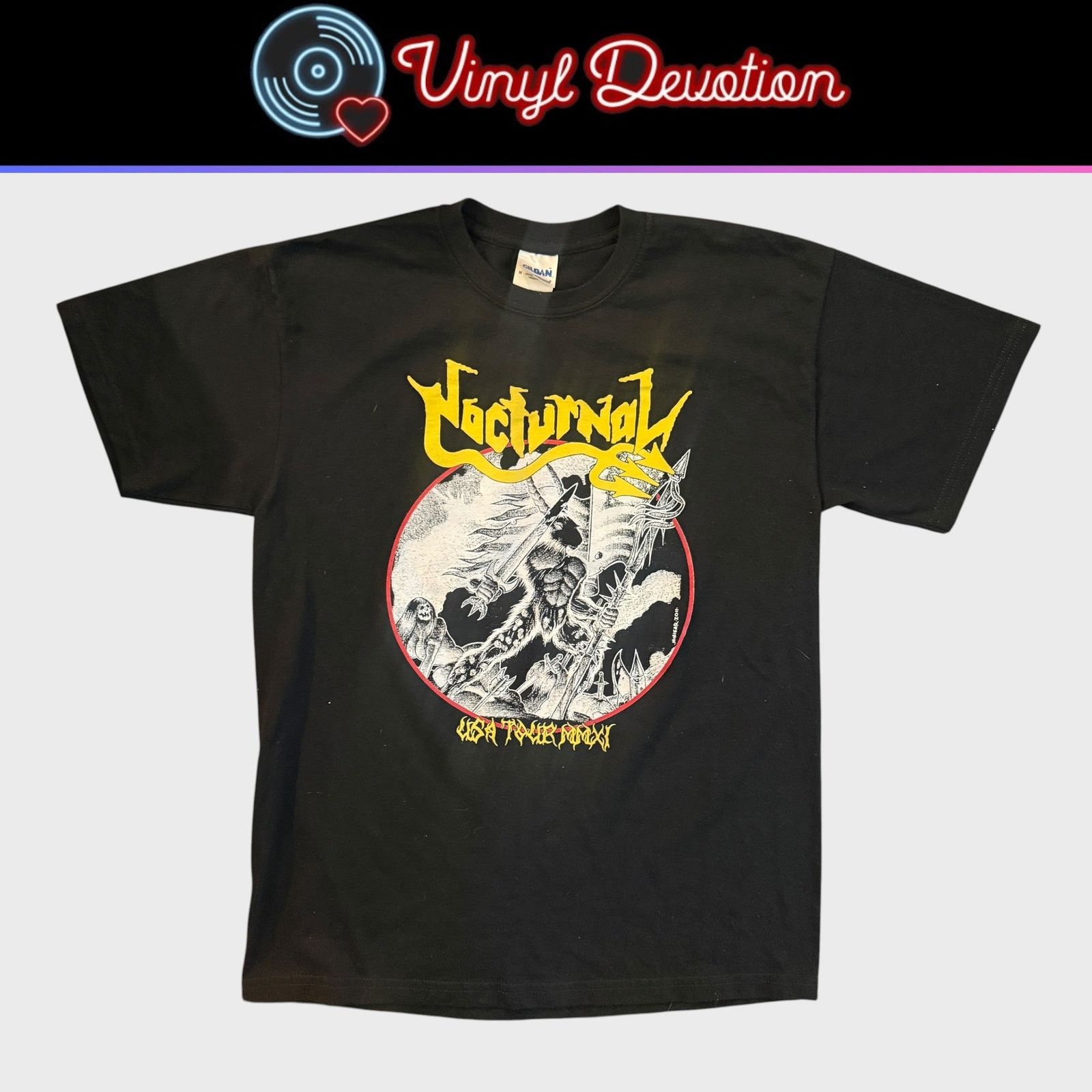 Other Nocturnal Band 2011 Tour Shirt Size M Thrash Black Metal Size US M / EU 48-50 / 2 - 1 Thumbnail