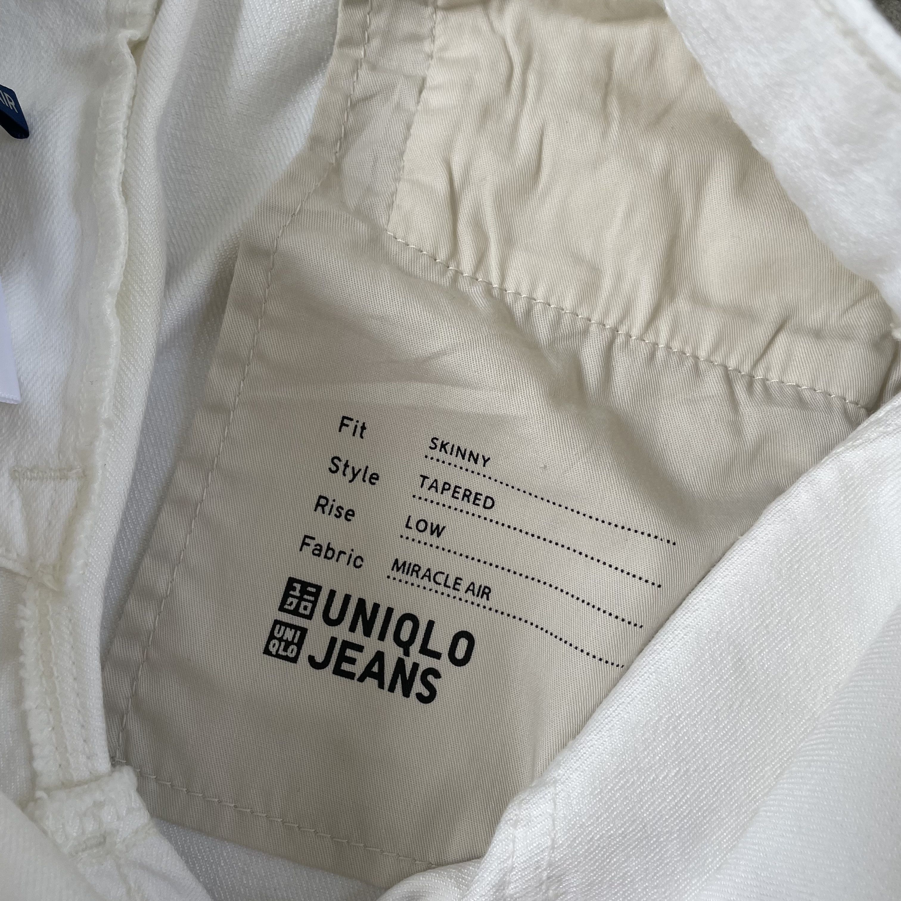 UNIQLO MIRACLE AIR JEANS COTTON STRECHABLE PANTS