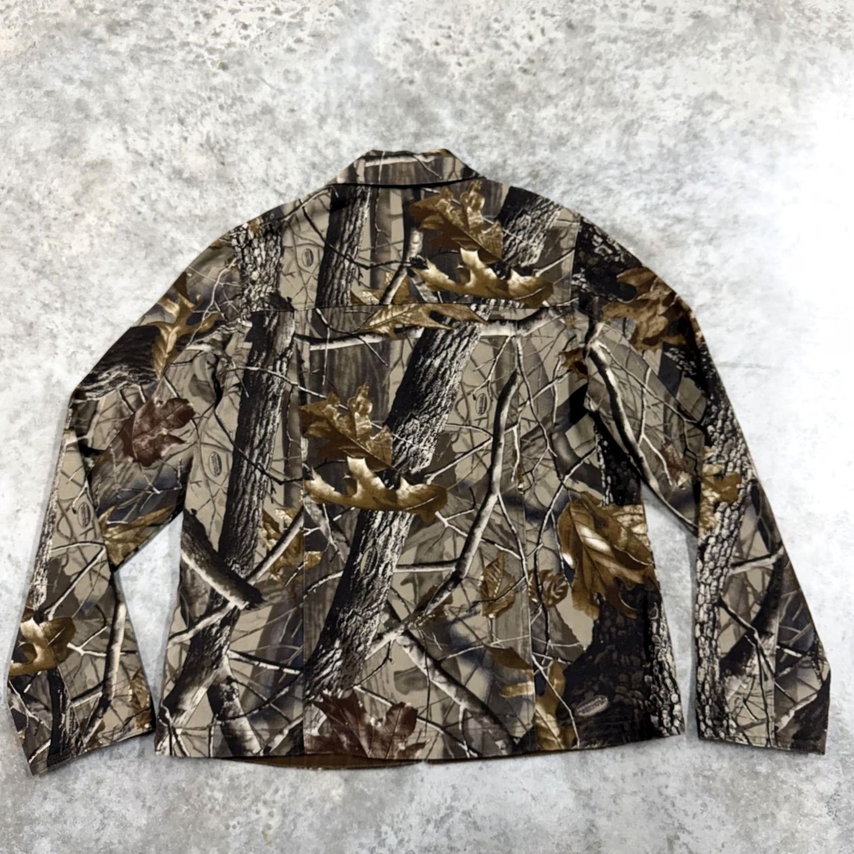 Vintage DRI DUCK Jacket Womens M Brown Camouflage Canvas Collared Outdoor Hunting Shirt Adults Womens Size M / US 6-8 / IT 42-44 - 3 Thumbnail