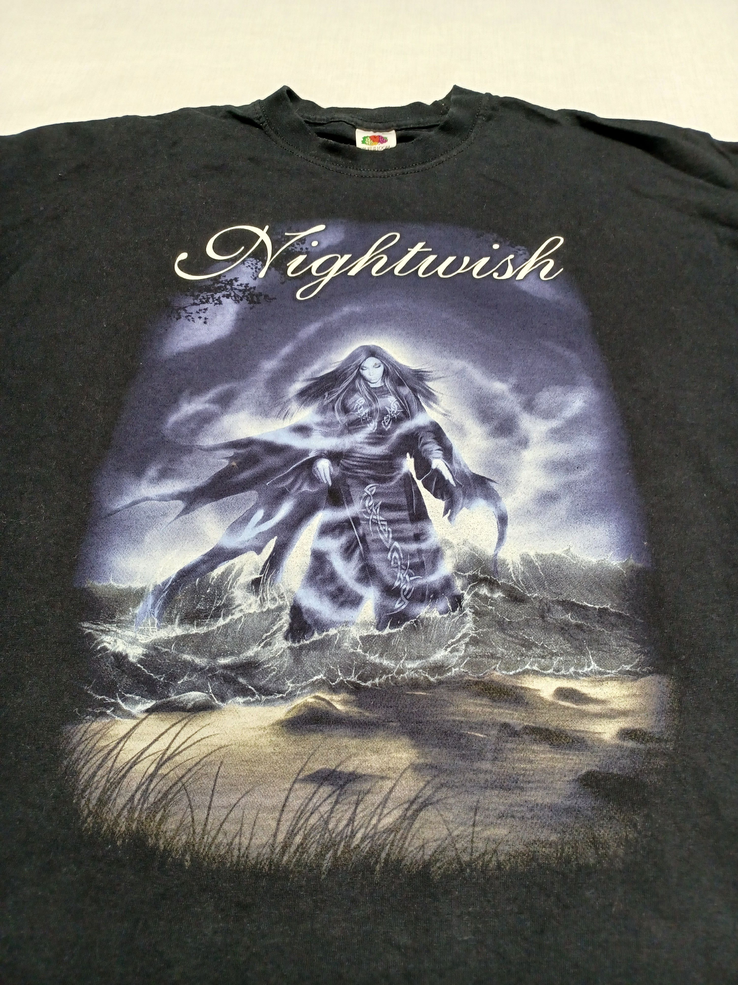 Band Tees NIGHTWISH RARE VINTAGE FRUIT OF THE LOOM TEE ROCK BAND Size US XL / EU 56 / 4 - 2 Thumbnail