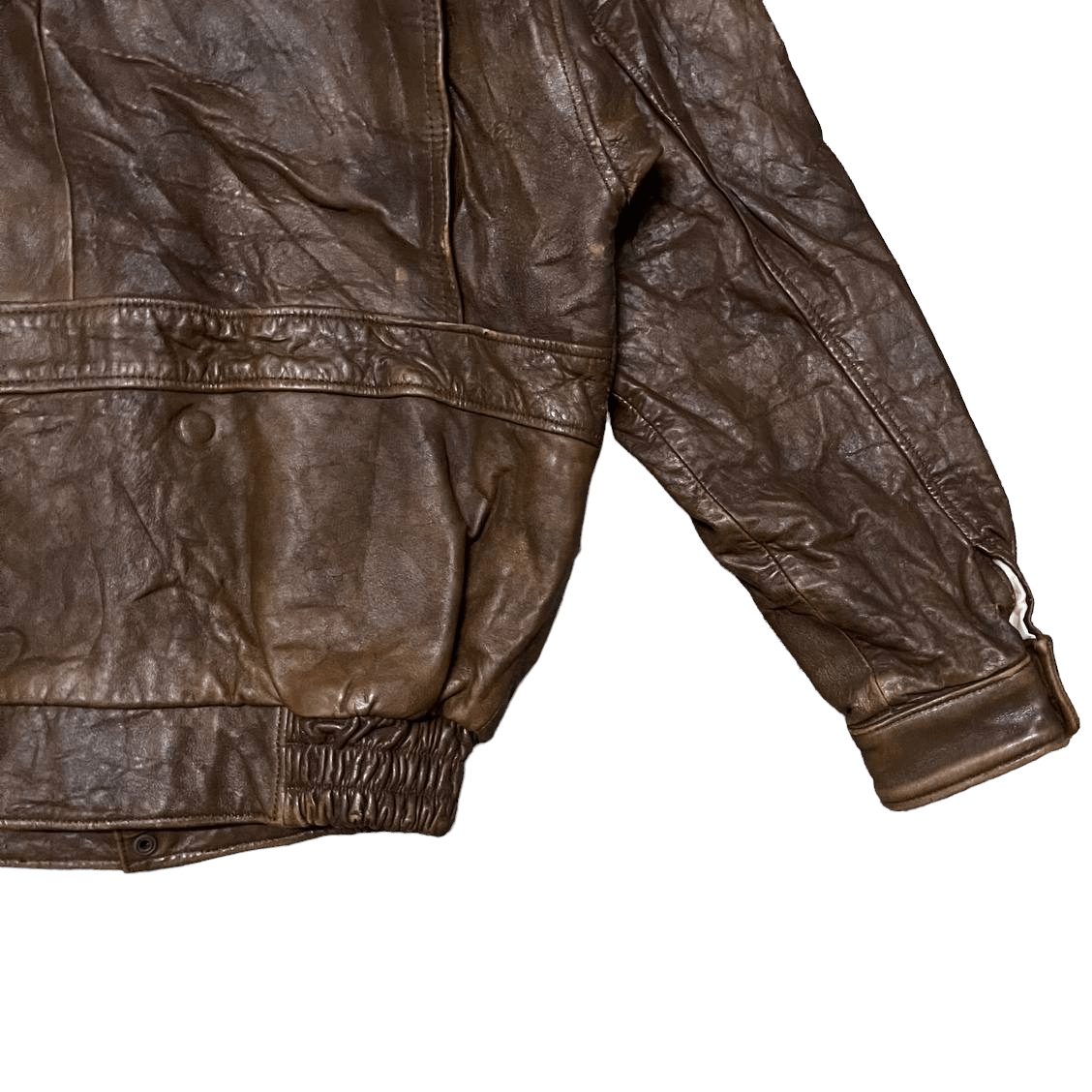 Leather Vintage Luis Alvear Flight Bomber Sheepskin Leather Jacket Size US M / EU 48-50 / 2 - 16 Thumbnail