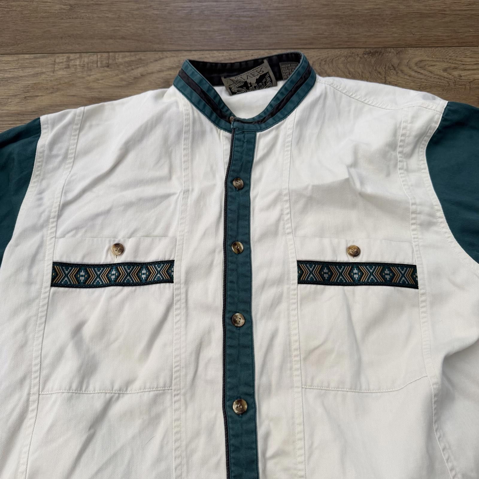 Other Vintage Spindle River Western Cowboy Shirt 90s Size US M / EU 48-50 / 2 - 3 Thumbnail
