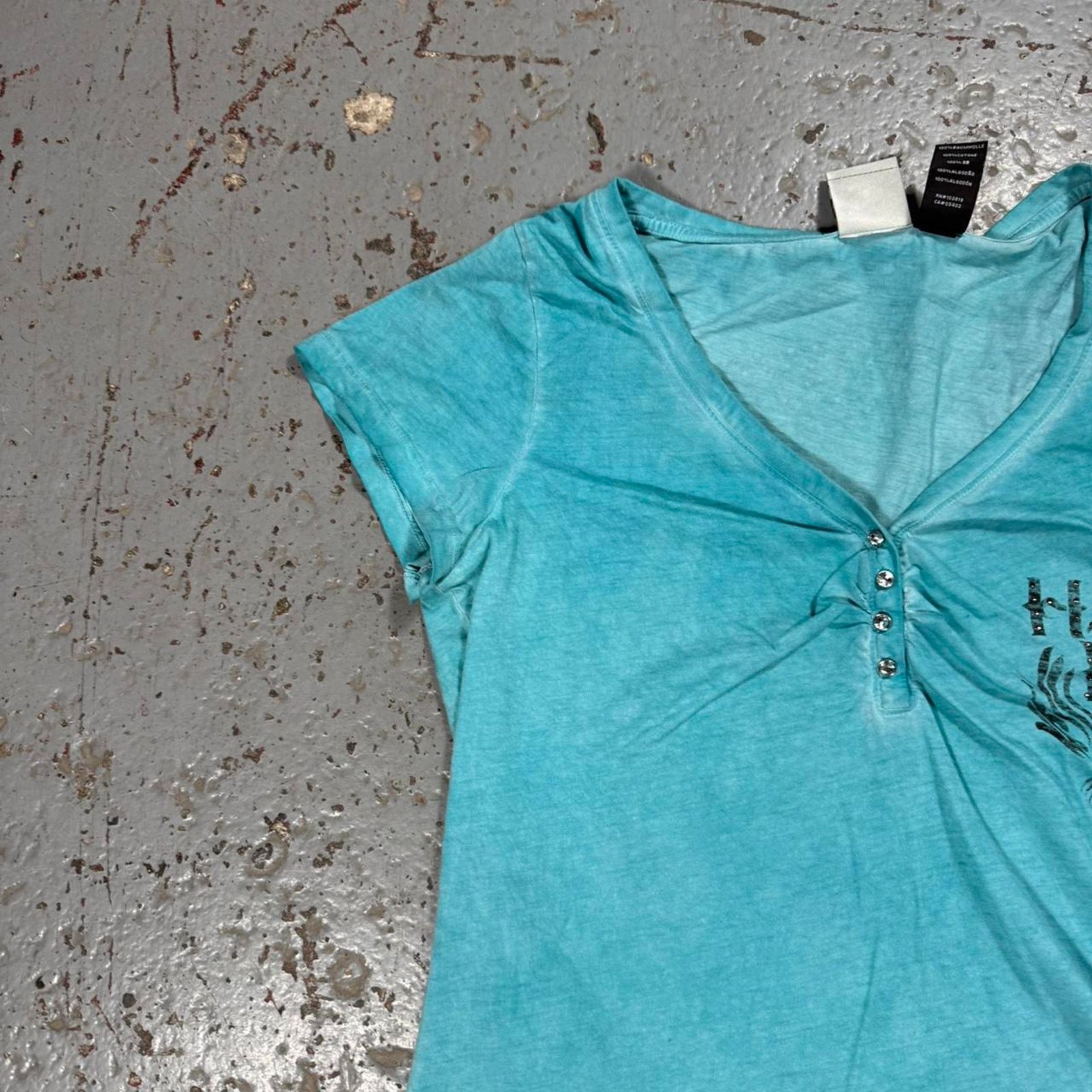 Harley Davidson Y2k harley davidson blue angel Wing Tee Size L / US 10 / IT 46 - 5 Thumbnail