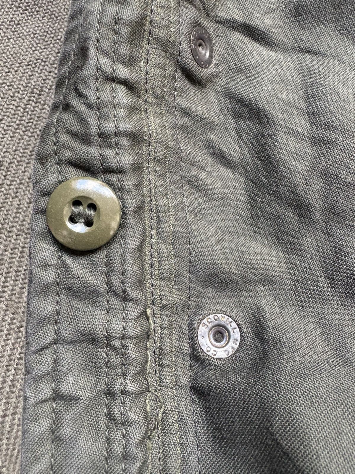 Japanese Brand × Vintage Beautiful customised military gillet jacket Size US S / EU 44-46 / 1 - 15 Thumbnail