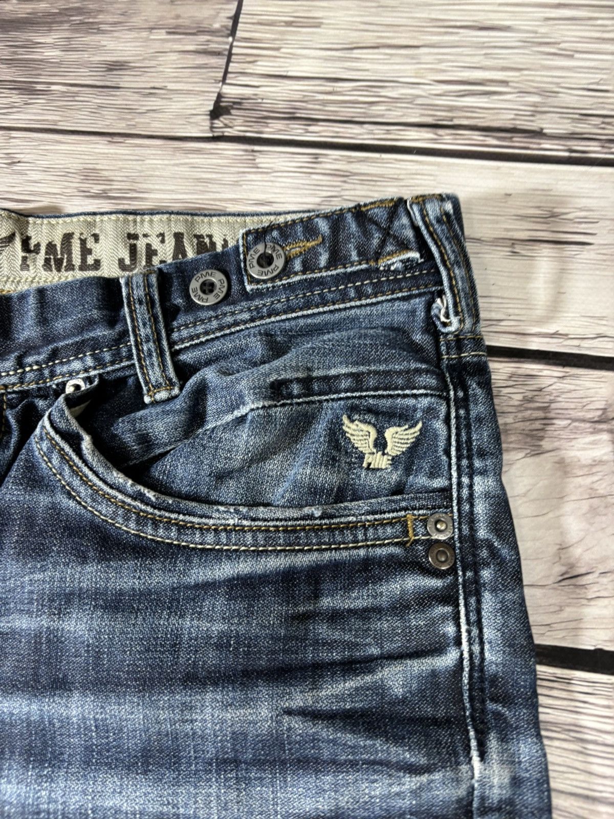 If Six Was Nine × Japanese Brand × Vintage Vintage Rick Owens Junya Watanabe Style Washed Jeans Size US 32 / EU 48 - 4 Thumbnail