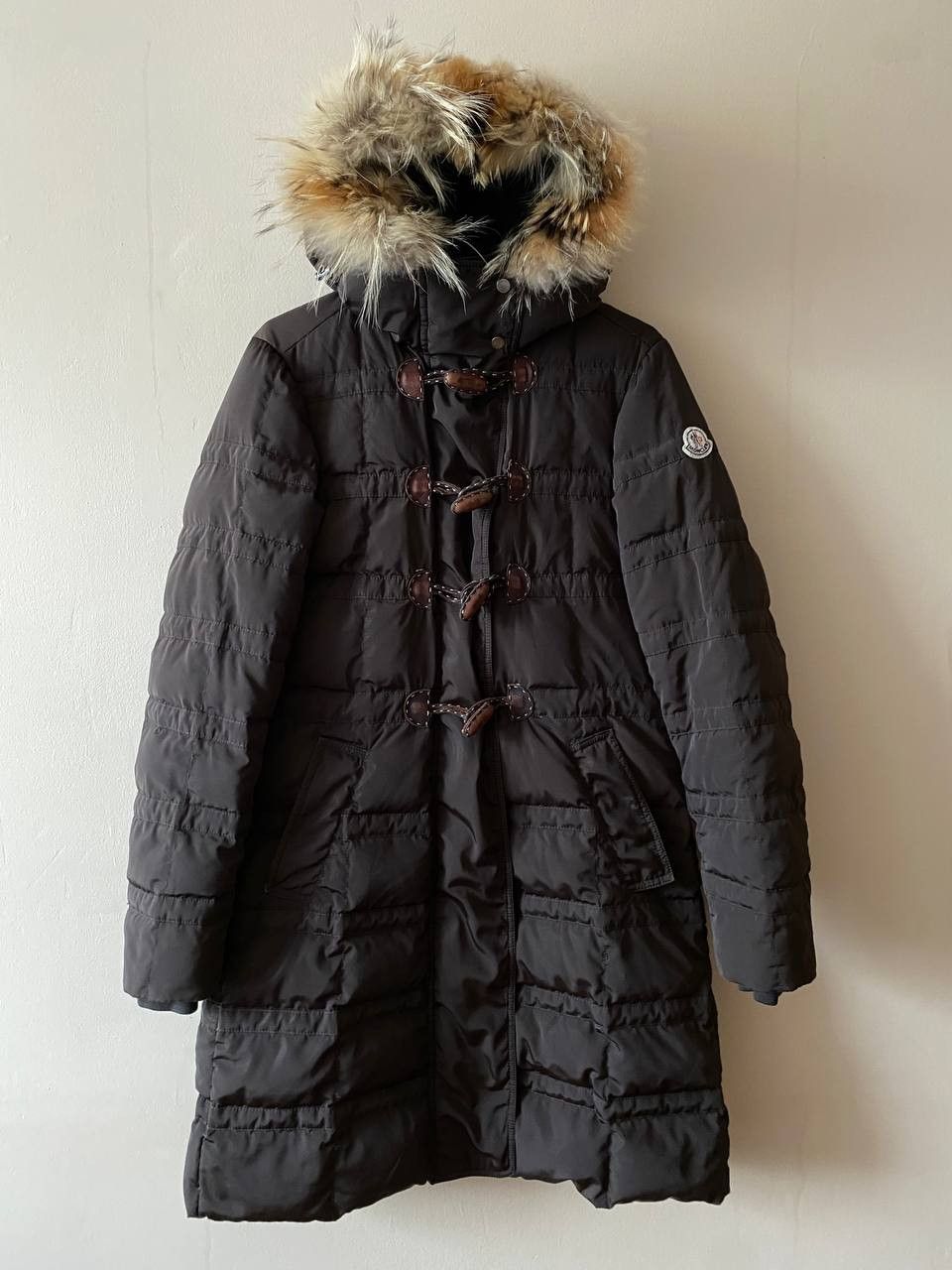 image of Vintage Moncler Women Puffer Parka Jacket Size 2 in Brown