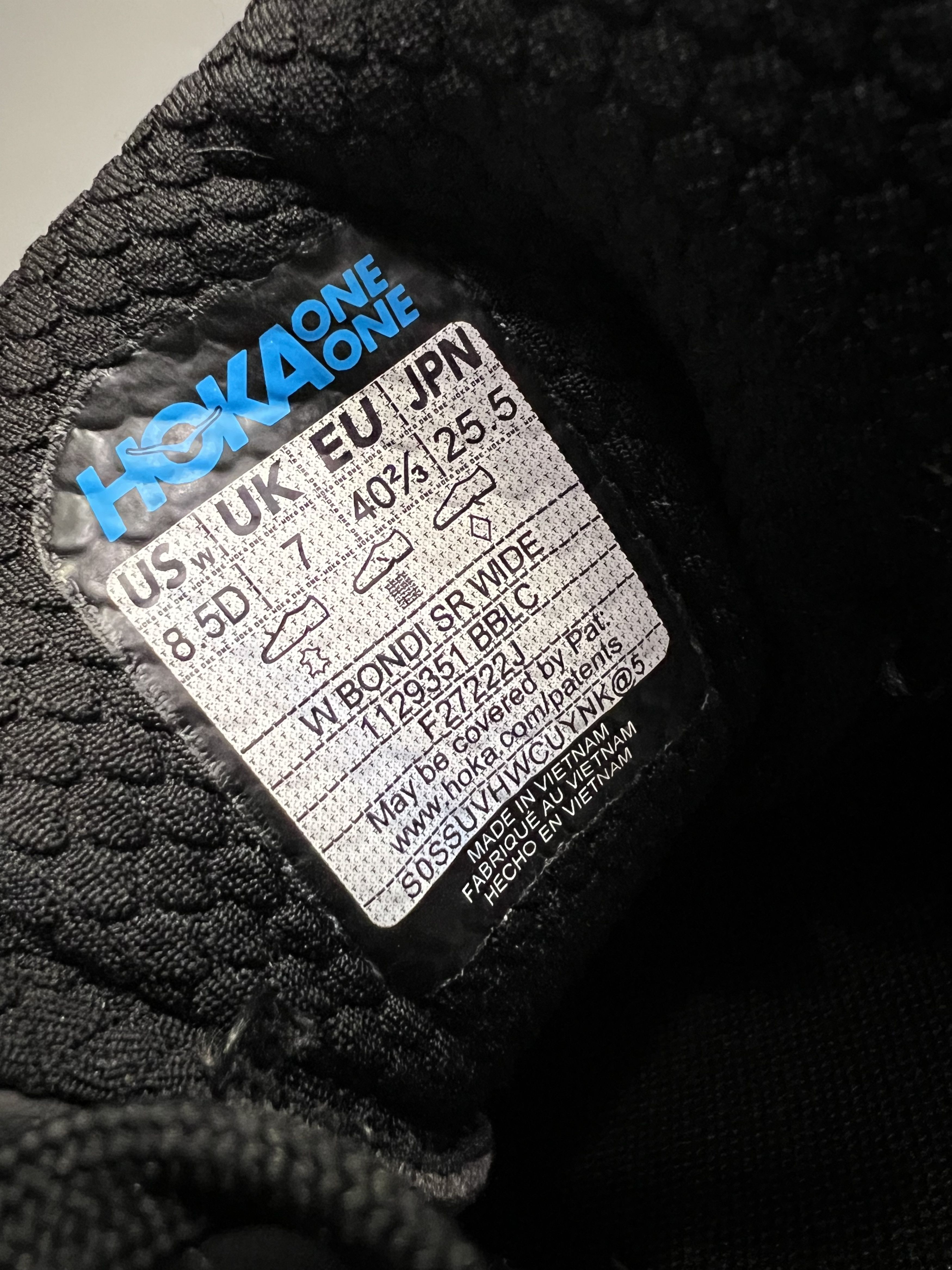 Hoka 8.5D Hoka One One Bondi SR Wide Running Shoes Slip Resistant Size US 8.5 / IT 38.5 - 7 Thumbnail