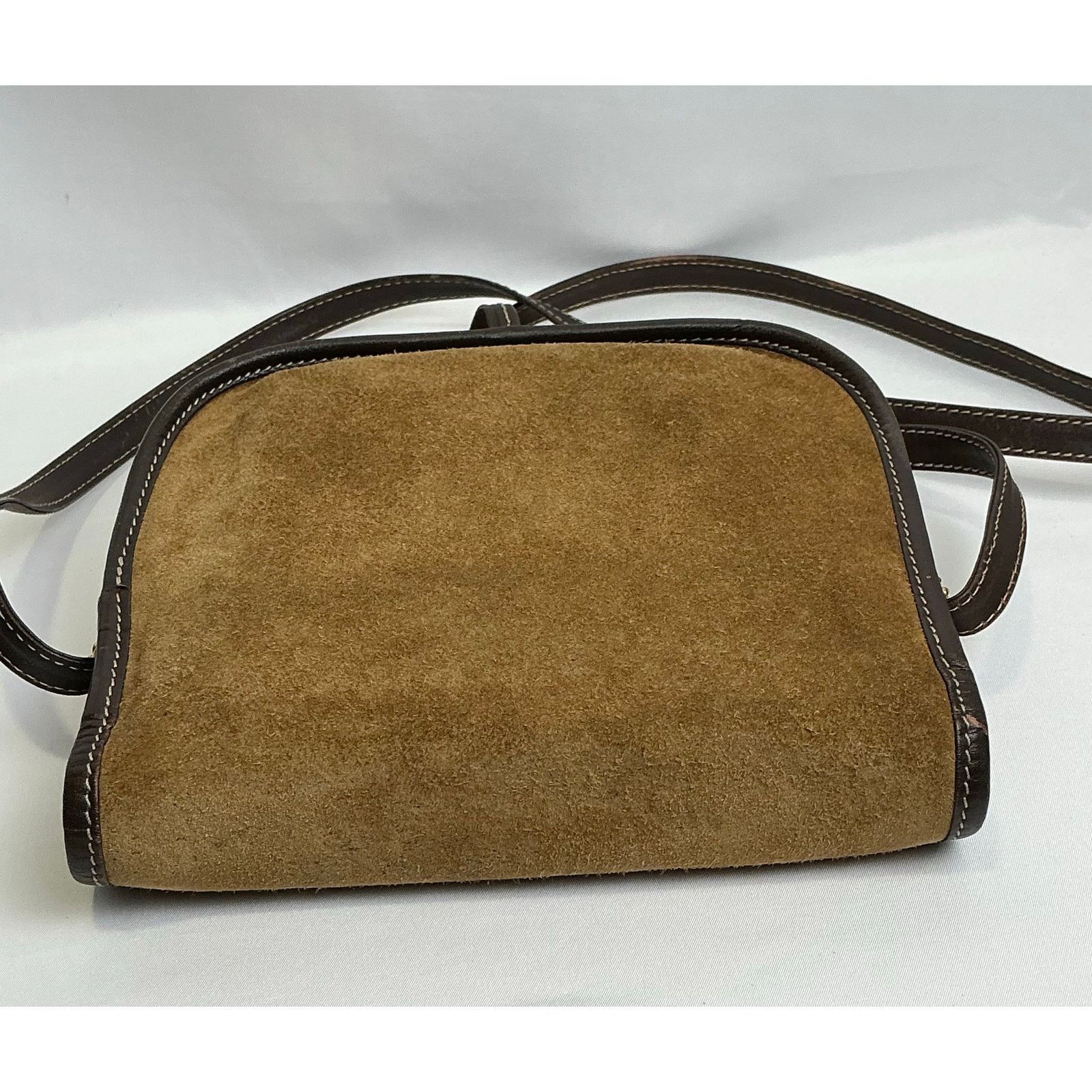 Loewe Vintage Loewe Crossbody Anagram Shoulder Bag Suede Leather Size ONE SIZE - 10 Thumbnail