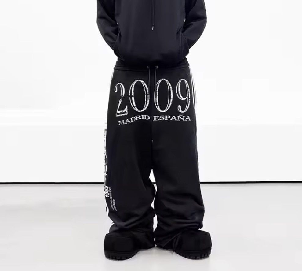 Other street retro stripes letter hip-hop sweatpants Size US 31 - 6 Thumbnail