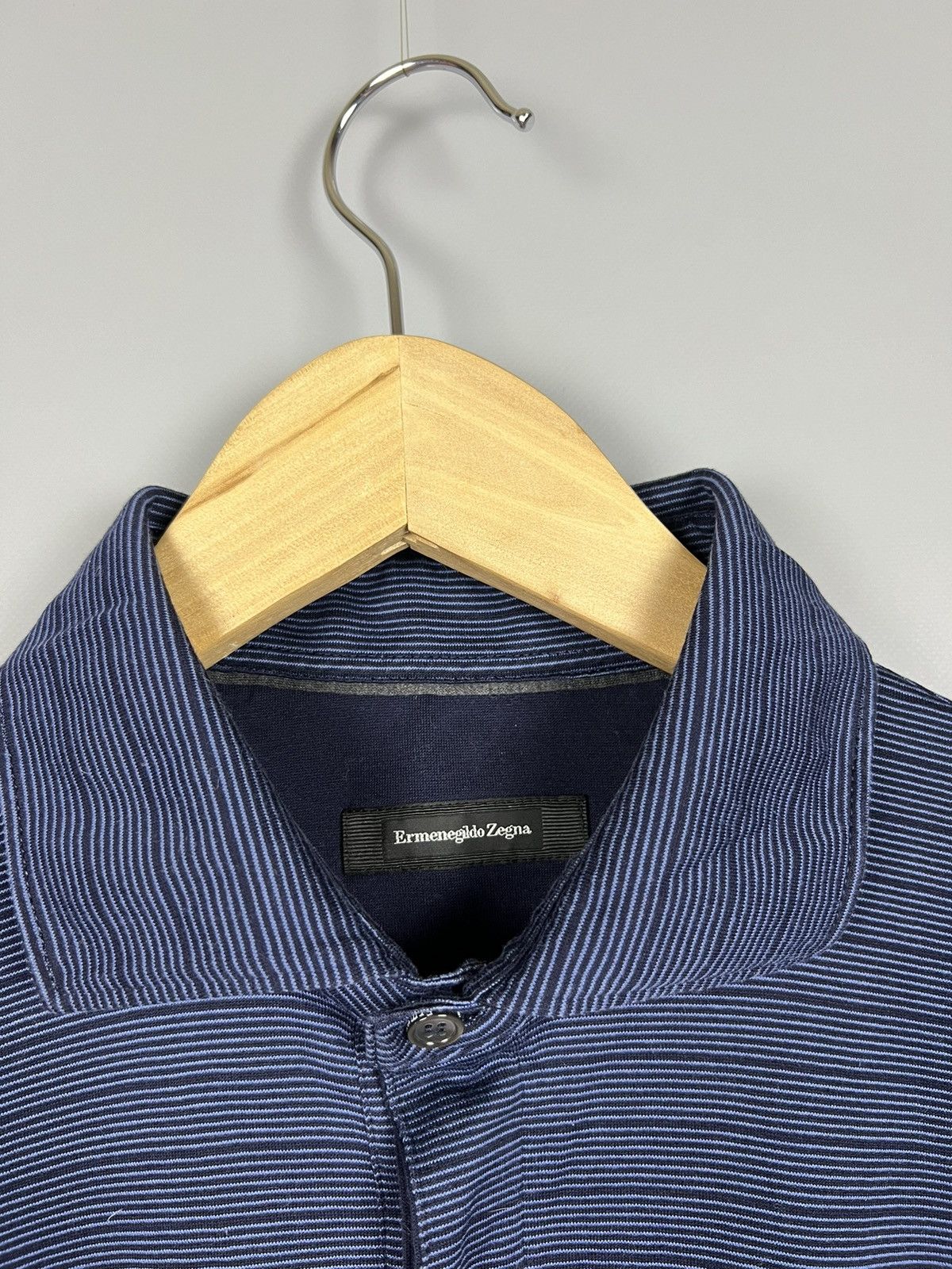 Ermenegildo Zegna (L) Rare Ermenegildo Zegna Polo Shirt stripe Size US L / EU 52-54 / 3 - 2 Thumbnail