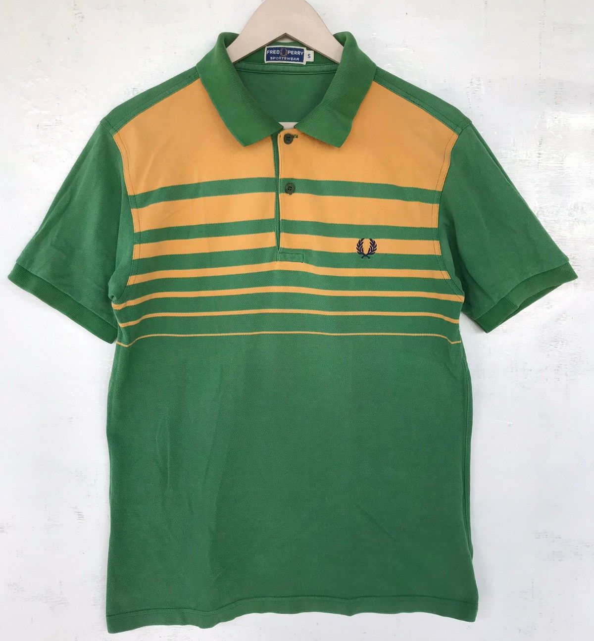 Fred Perry × Vintage Vintage Green FRED PERRY Shirt Size US S / EU 44-46 / 1 - 1 Thumbnail