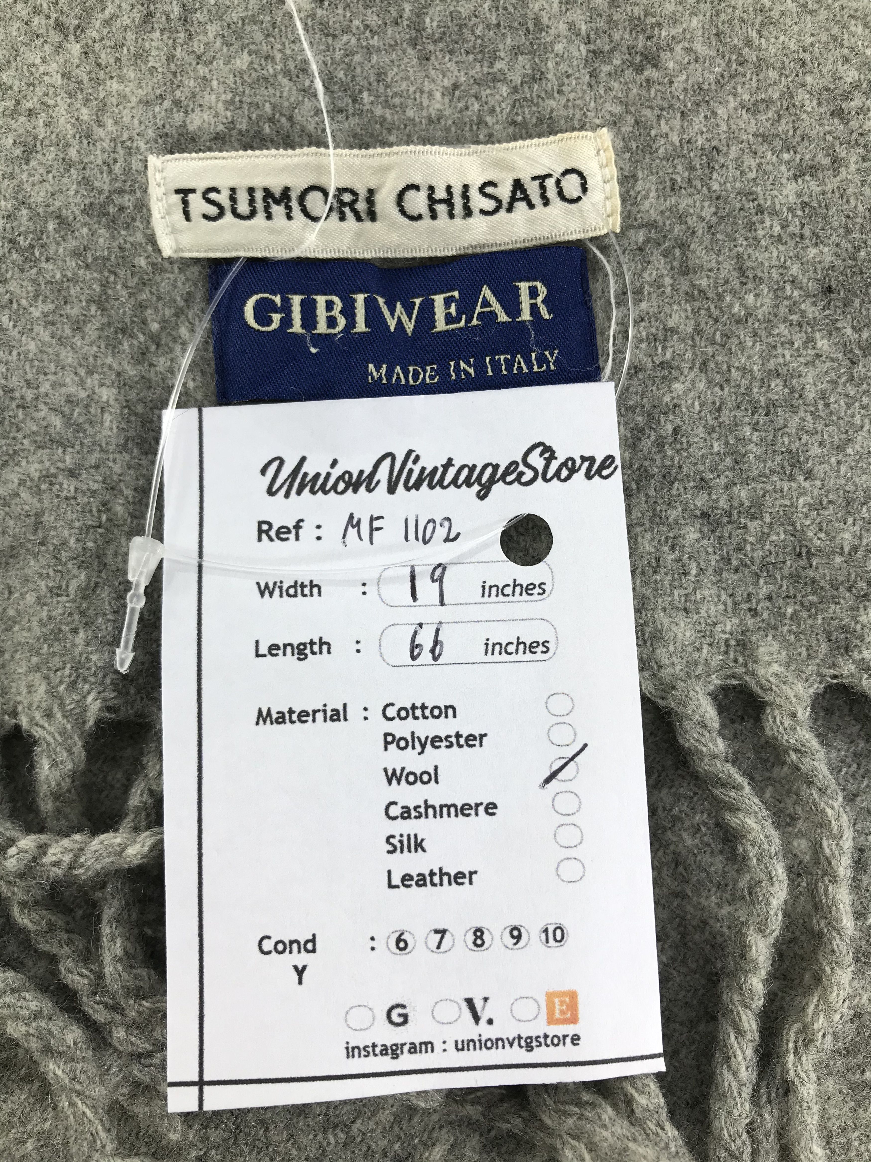 Tsumori Chisato Vintage Tsumori Chisato Scarf/Muffler/Neckwear MF1102 Size ONE SIZE - 6 Thumbnail