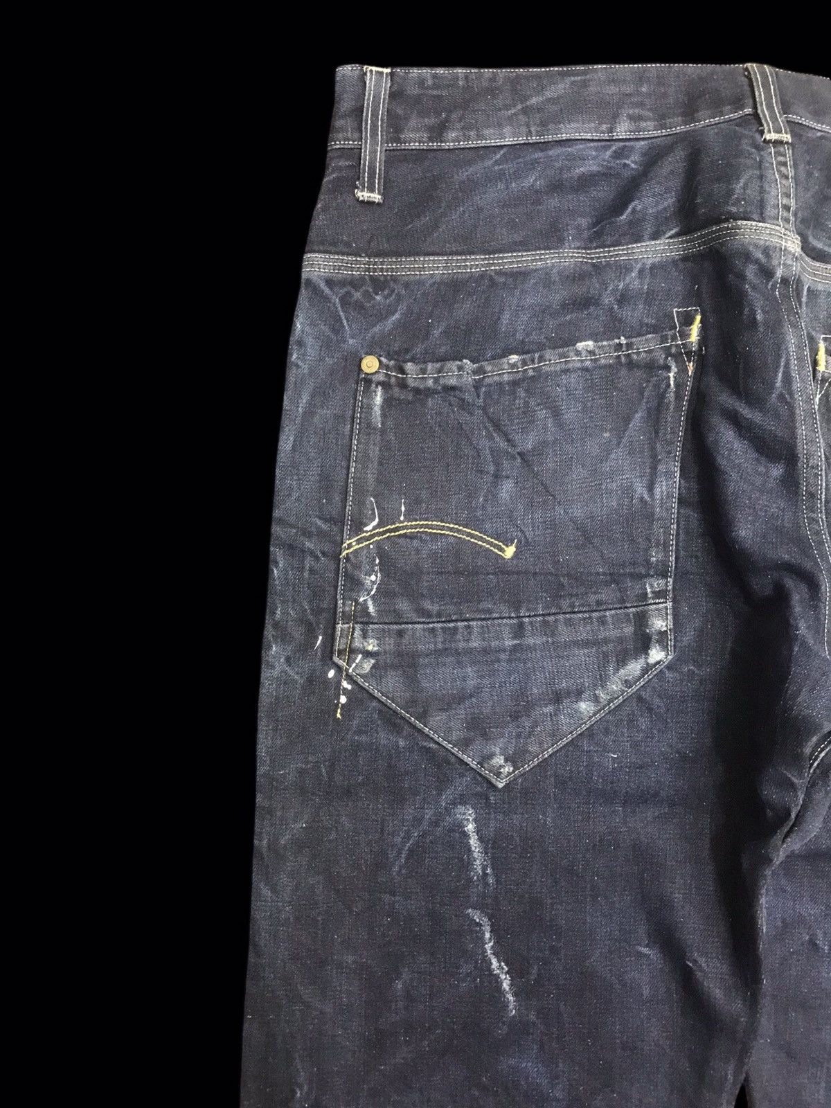 G-Star GSTAR RAW Japan Sick Painter Skinny Distressed Denim F96 Size US 35 - 11 Thumbnail