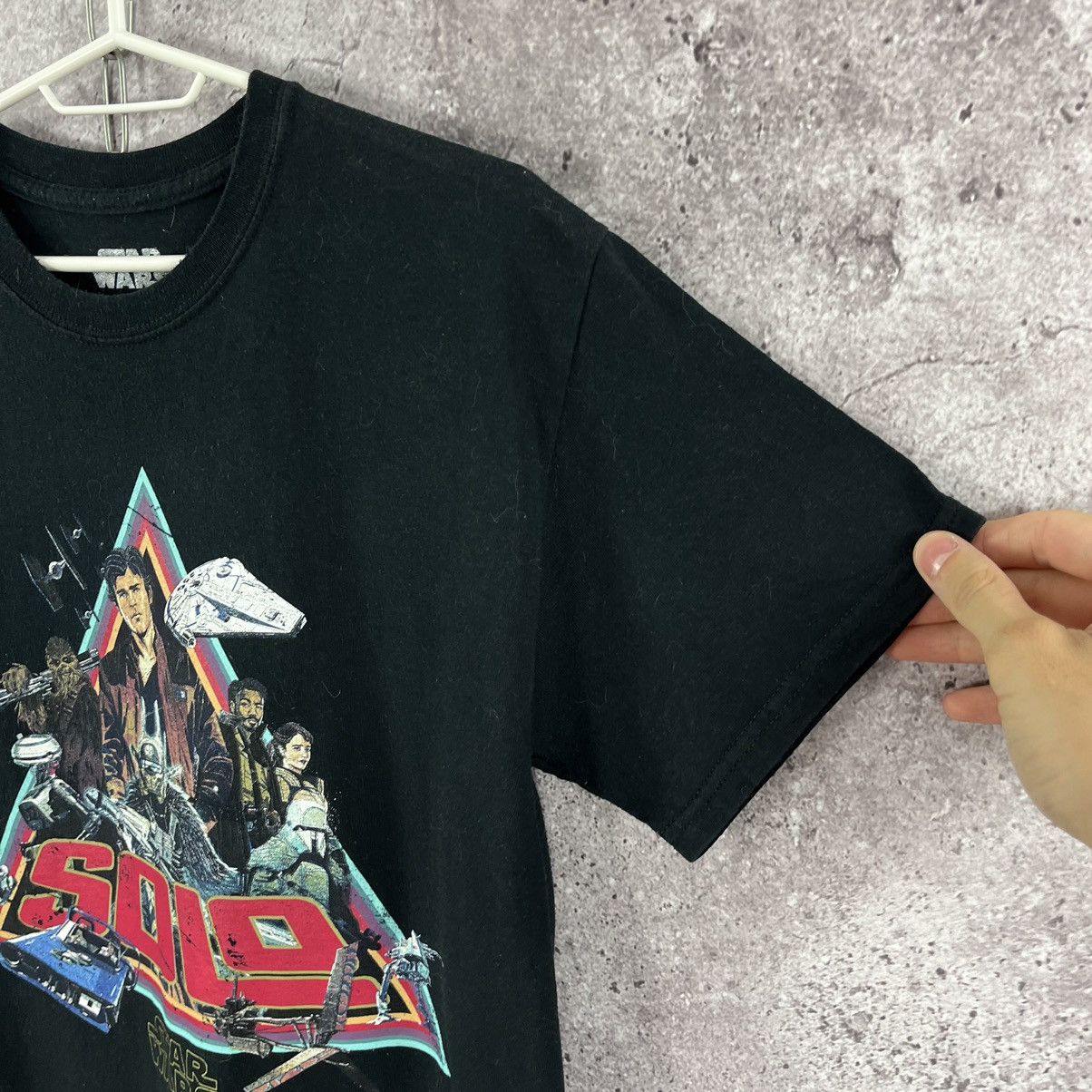 Star Wars × Vintage Star Wars Solo T-Shirt Big Logo Black Size M Size US M / EU 48-50 / 2 - 5 Thumbnail