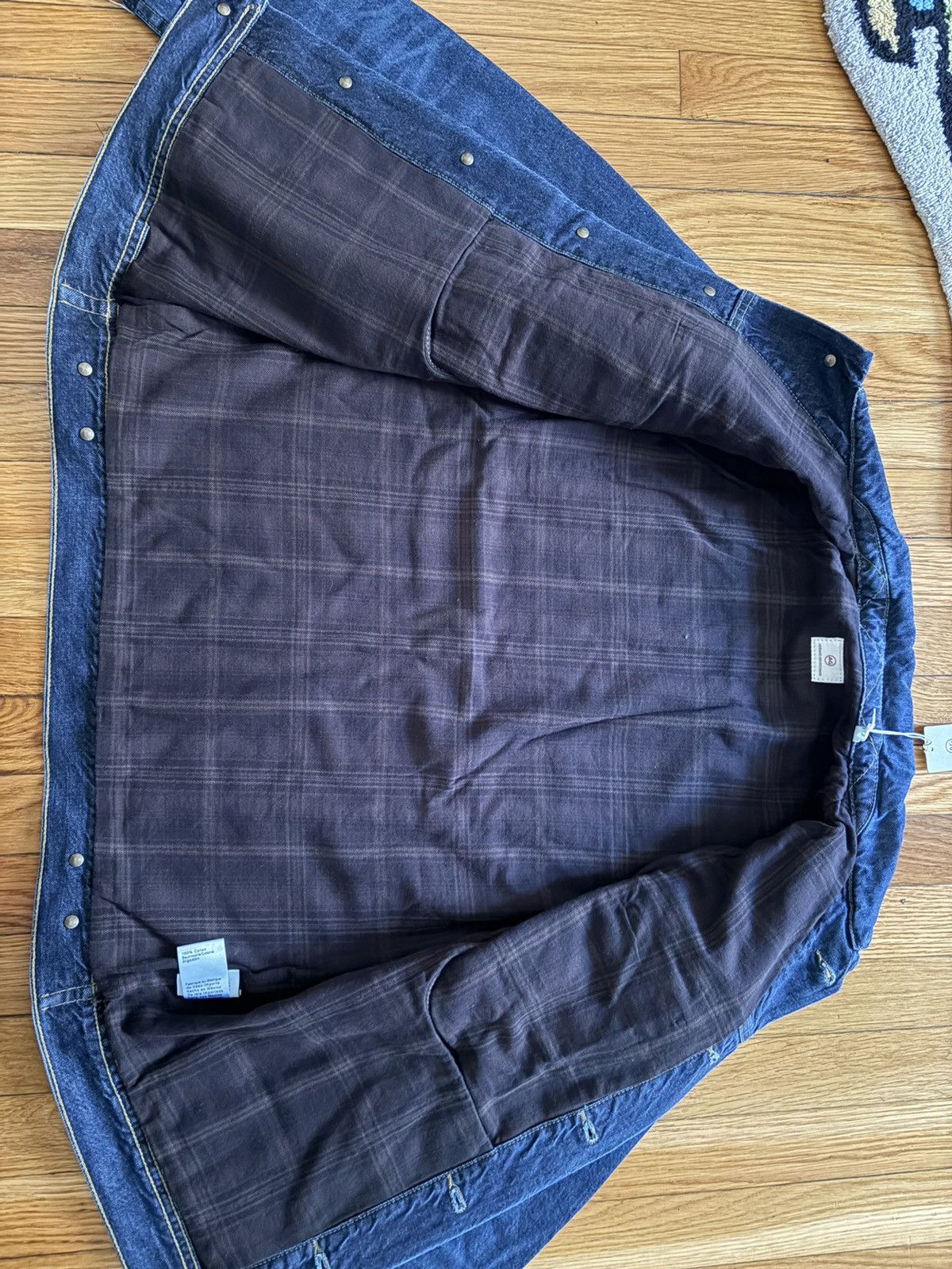 AG Adriano Goldschmied AG ADRIANO GOLDSCHMIED DENIM JACKET W/ WINTER LINING Size US M / EU 48-50 / 2 - 2 Thumbnail