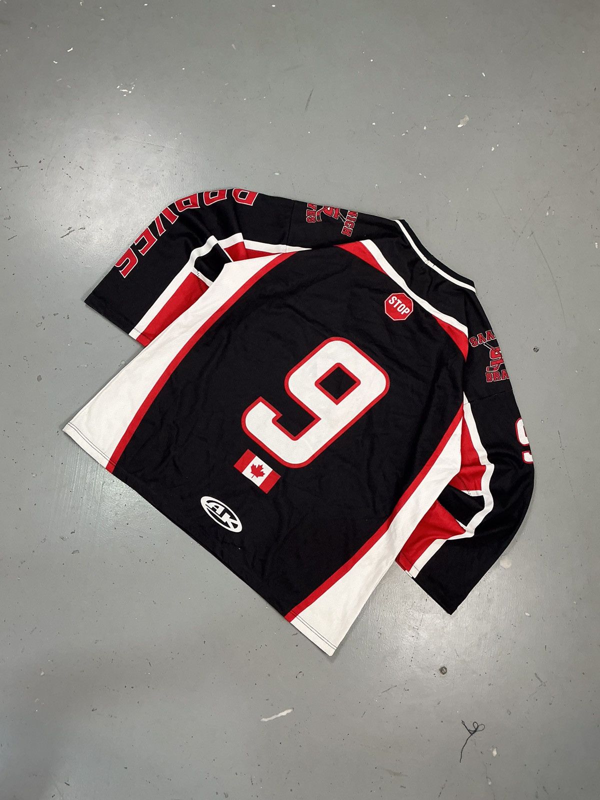 Vintage Vintage athletic knit hockey jersey Size US L / EU 52-54 / 3 - 6 Thumbnail