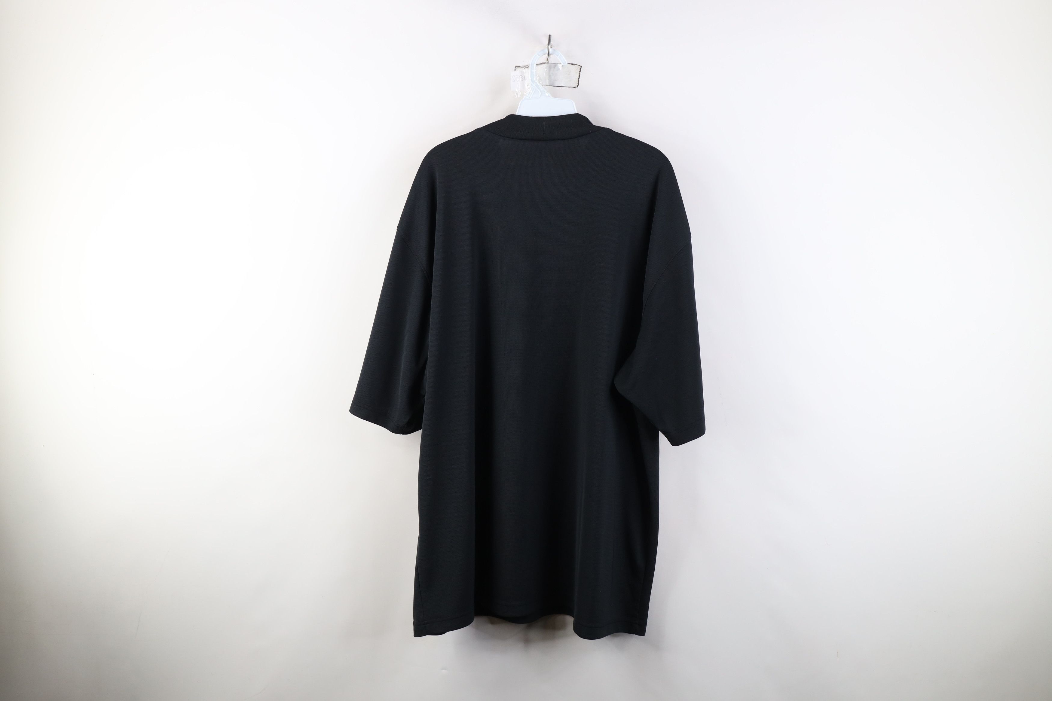 Nike Vintage Y2K Nike Scott Mini Swoosh Mock Neck T-Shirt Black Size US XXL / EU 58 / 5 - 11 Thumbnail
