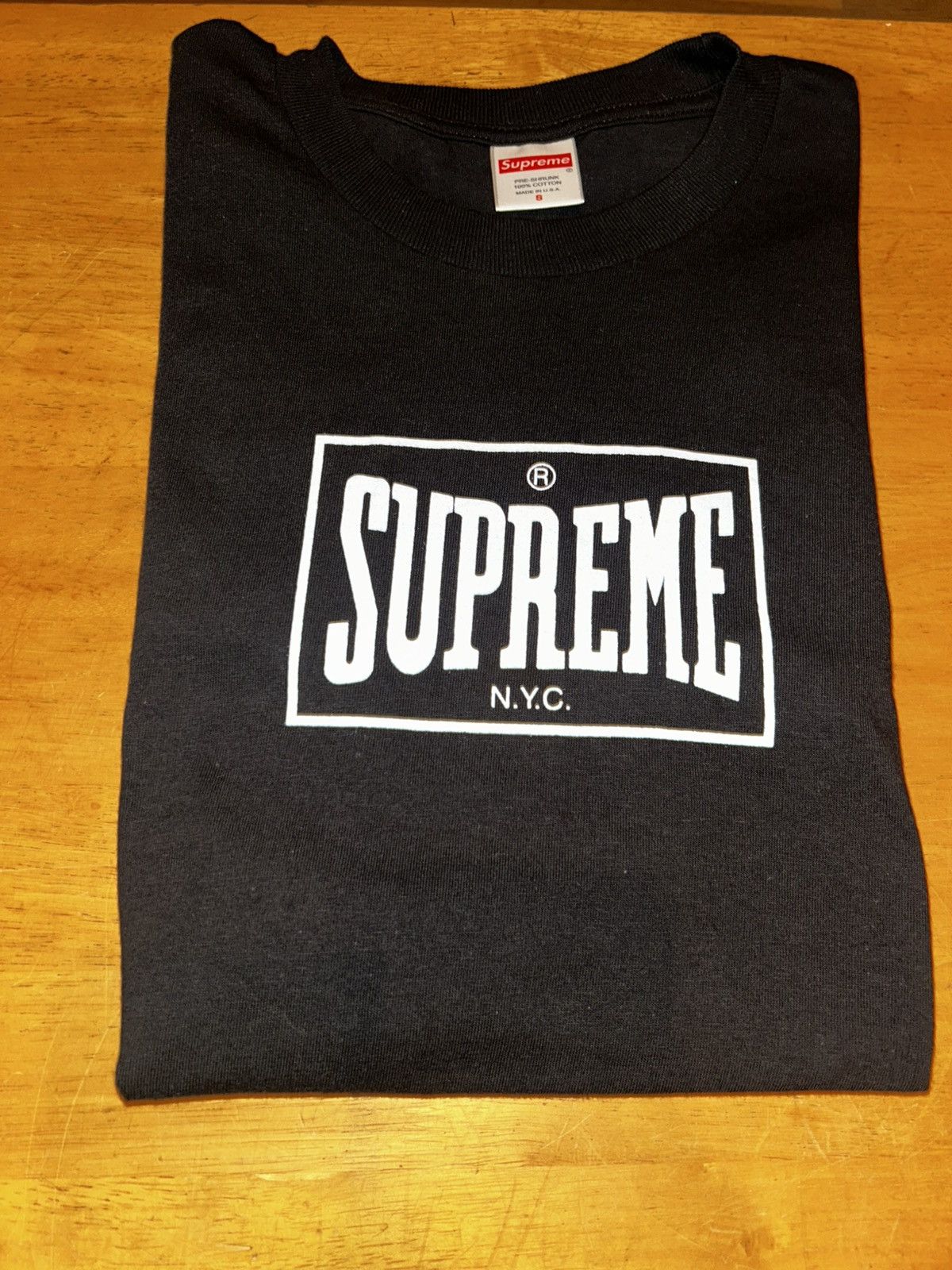 Supreme Supreme warm up Tee Size US S / EU 44-46 / 1 - 2 Thumbnail