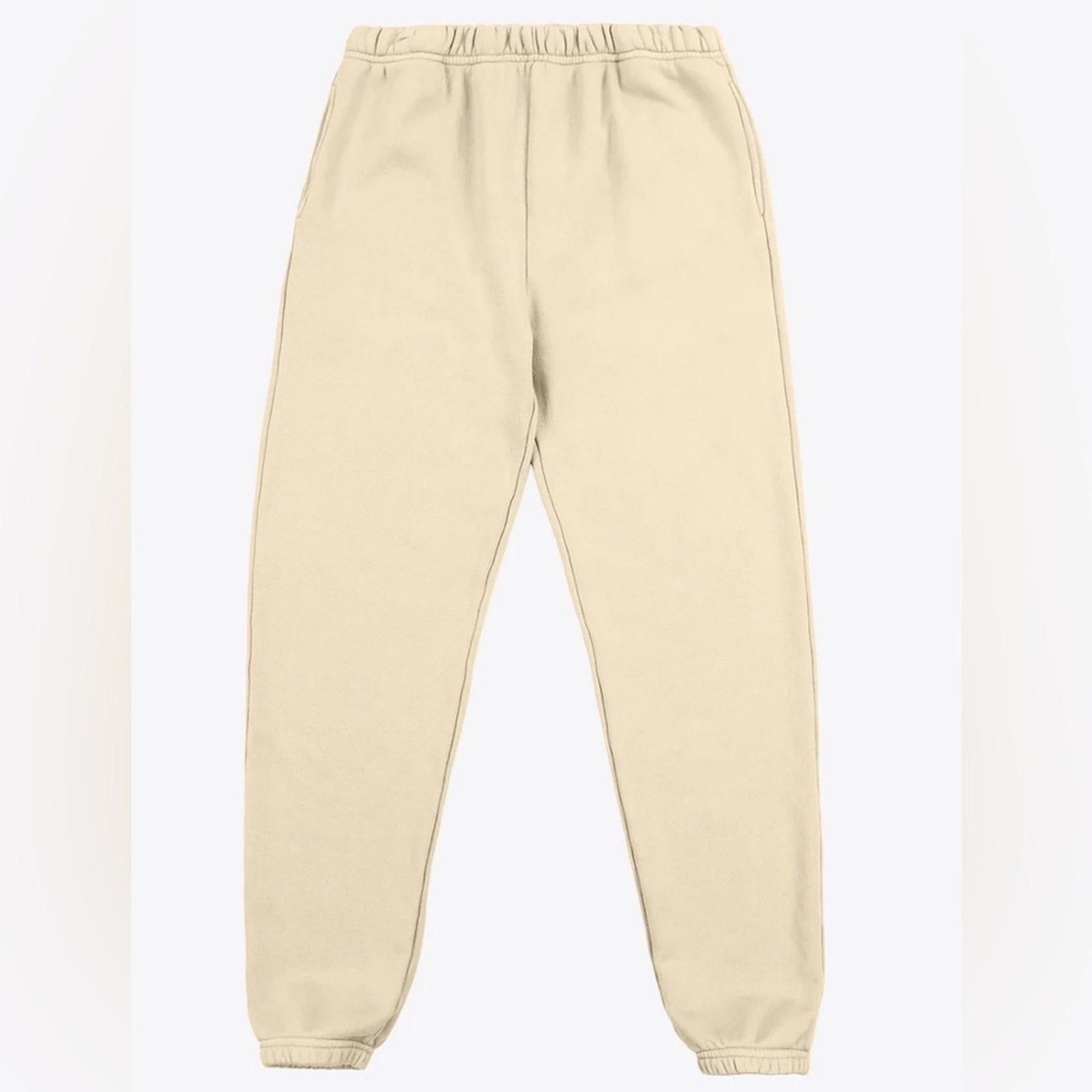 Les Tien Les Tien Heavyweight Classic Cream Sweatpants Sz XXS Size 25" / US 0 / IT 36 - 4 Thumbnail