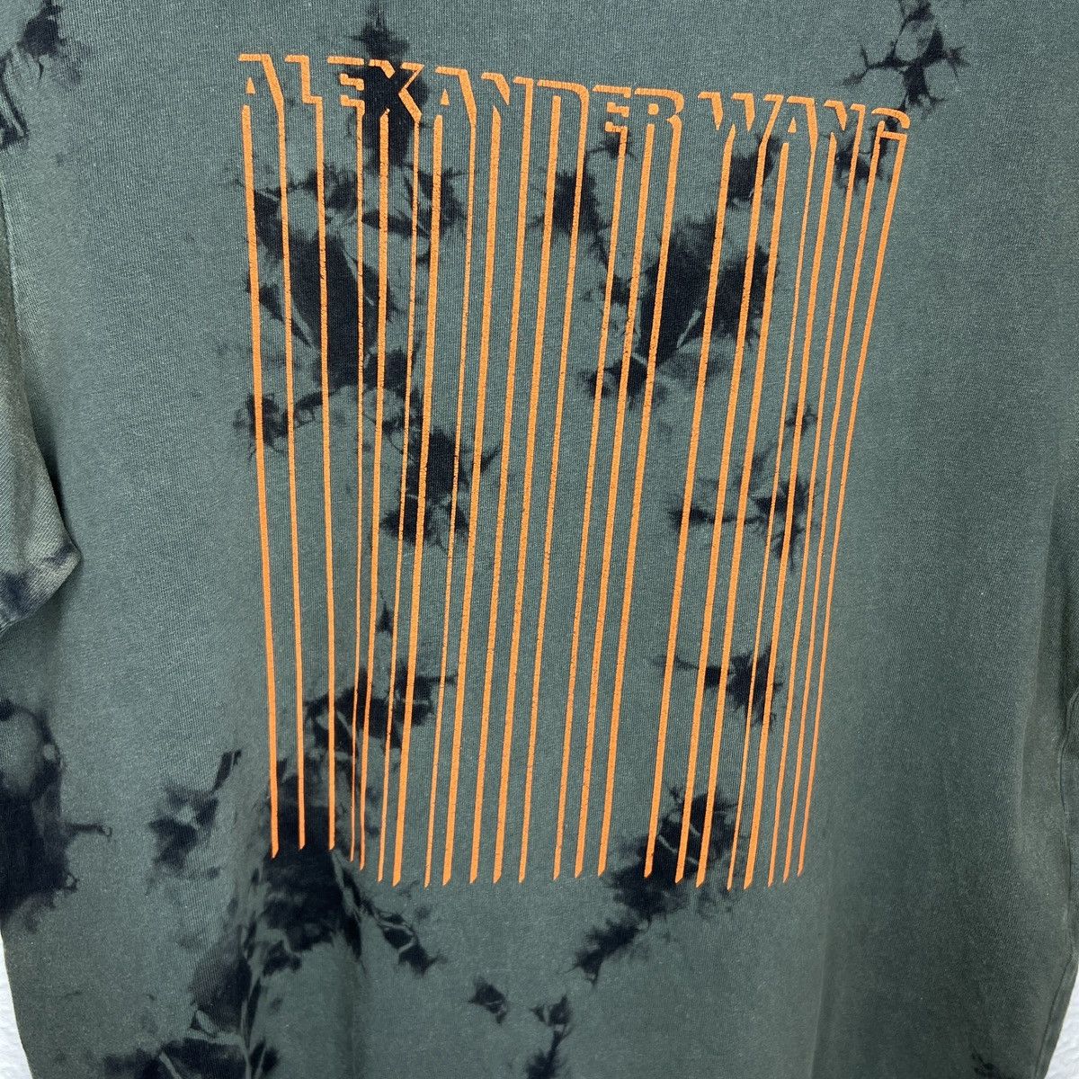 Alexander Wang Alexander Wang Tshirt Tee Tie Dye Barcode Camo Print Green Size US M / EU 48-50 / 2 - 4 Thumbnail