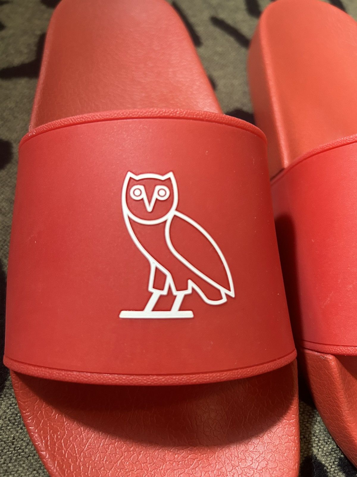 Drake 2021 Octobers Very Own Og Owl Red Slide Size US 9 / EU 42 - 2 Thumbnail
