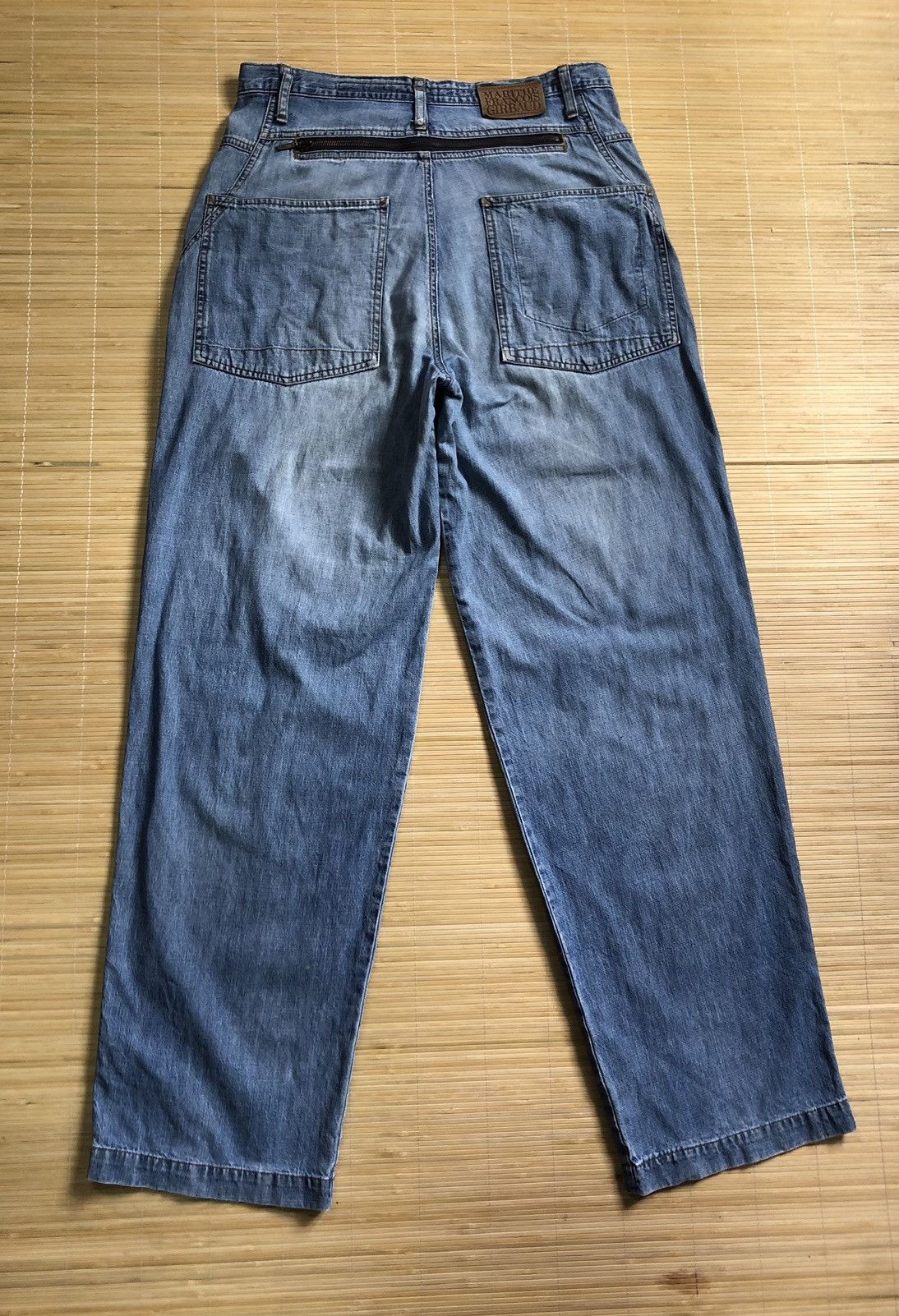 Marithe + Francois Girbaud Vintage Marithé & Francois Girbaud baggy jeans distressed Size US 33 - 2 Thumbnail