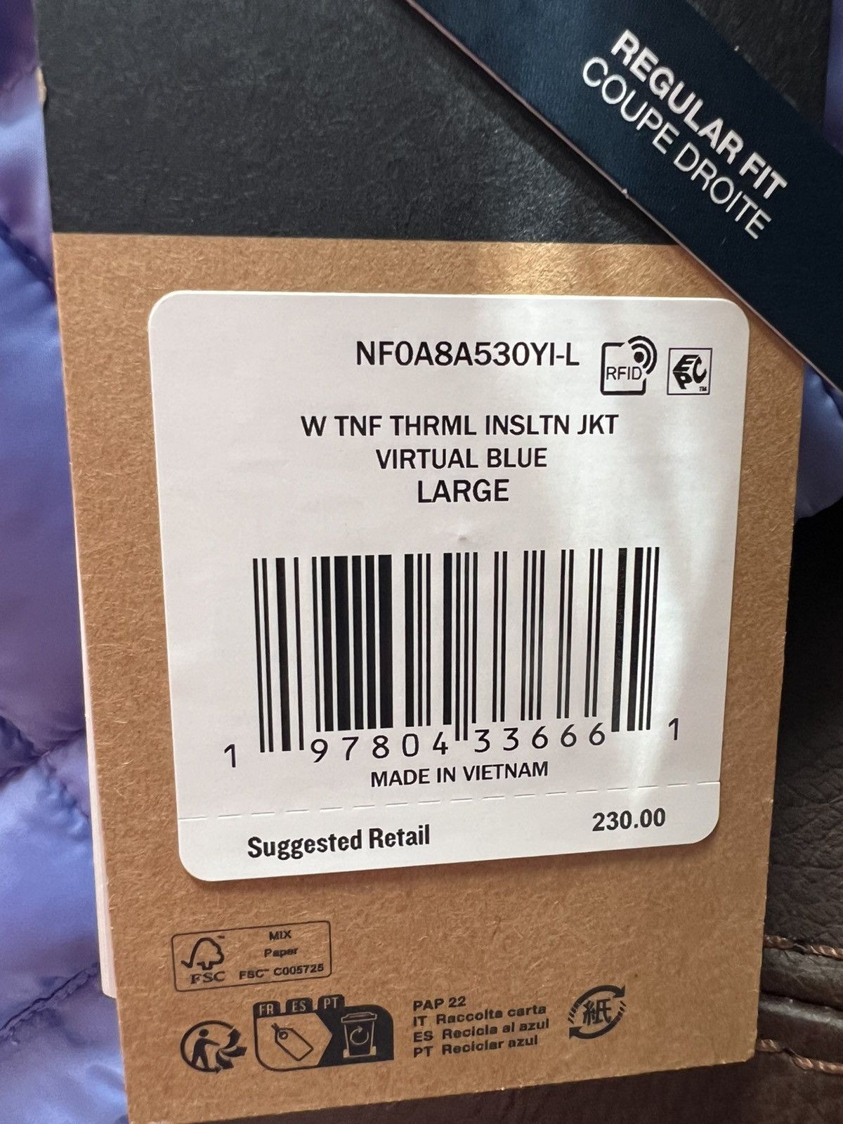 The North Face New With Tags TNF Stoaway Thermoball Jacket Size L / US 10 / IT 46 - 6 Thumbnail
