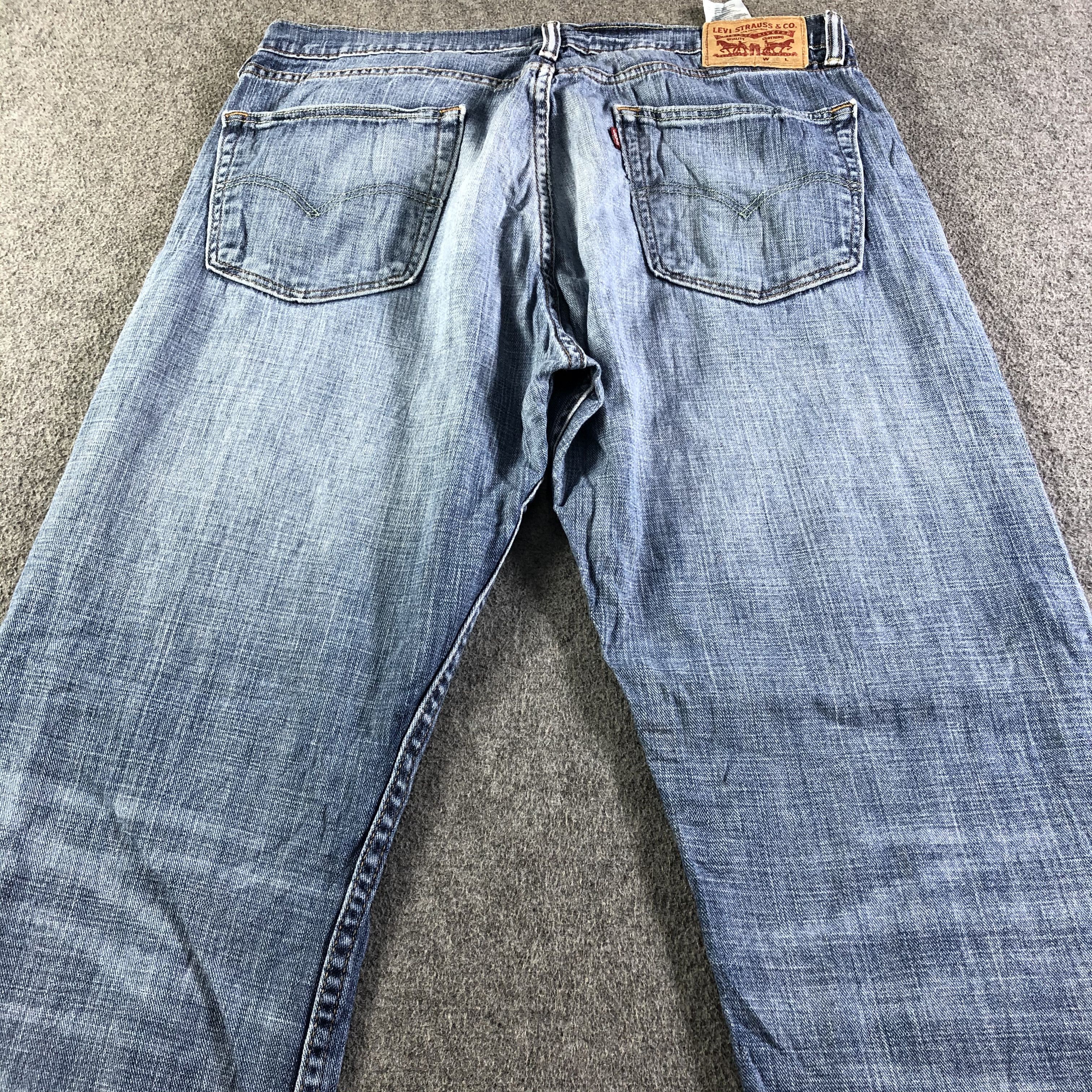 Levi's Vintage Blue Wash Levis 505 Jeans-J4504 Size US 35 - 4 Thumbnail