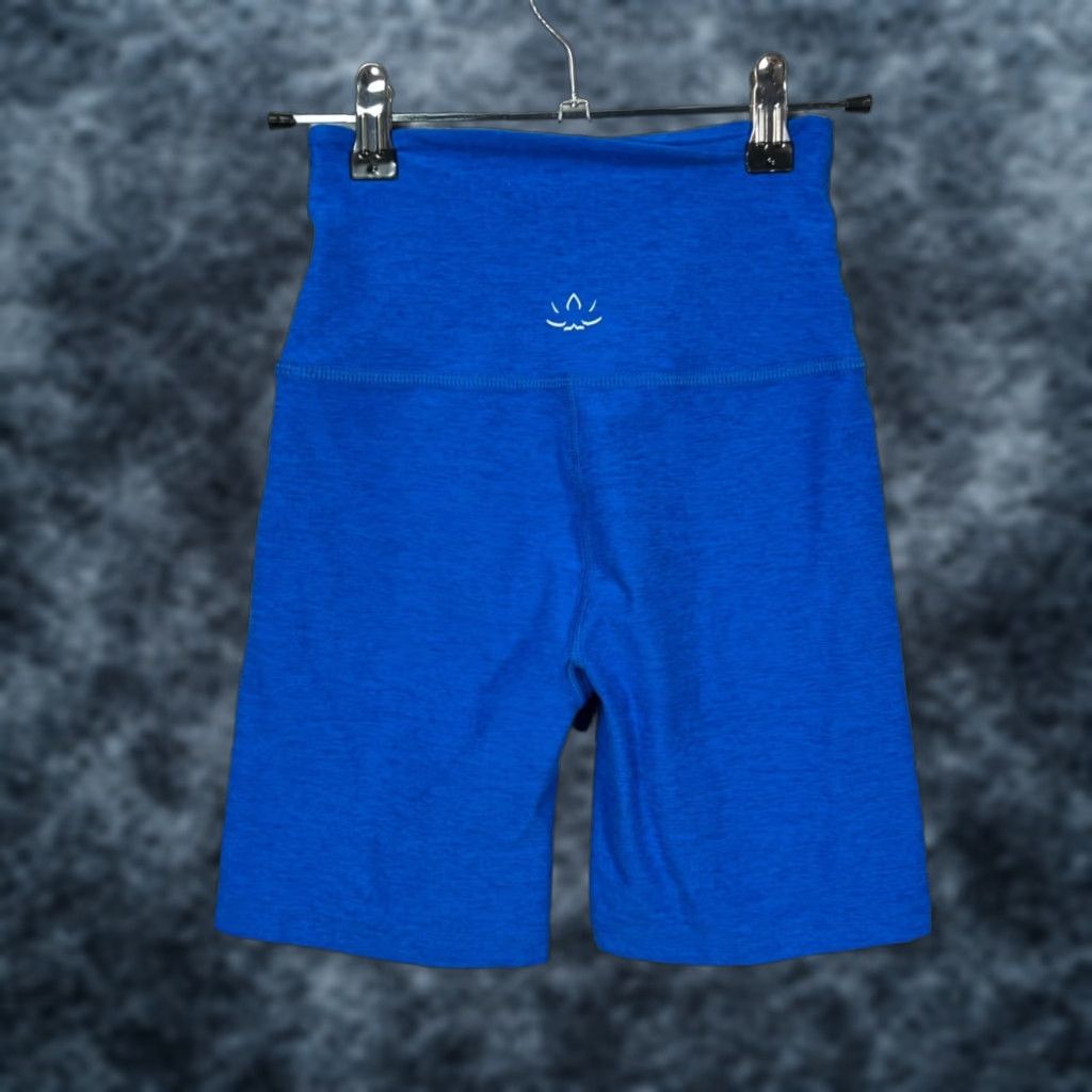 Beyond Yoga Beyond Yoga Womens XS Blue High-Waisted Biker Shorts Athletic Made In USA Shirt/Bottom? Size 26" / US 2 / IT 38 - 1 Thumbnail