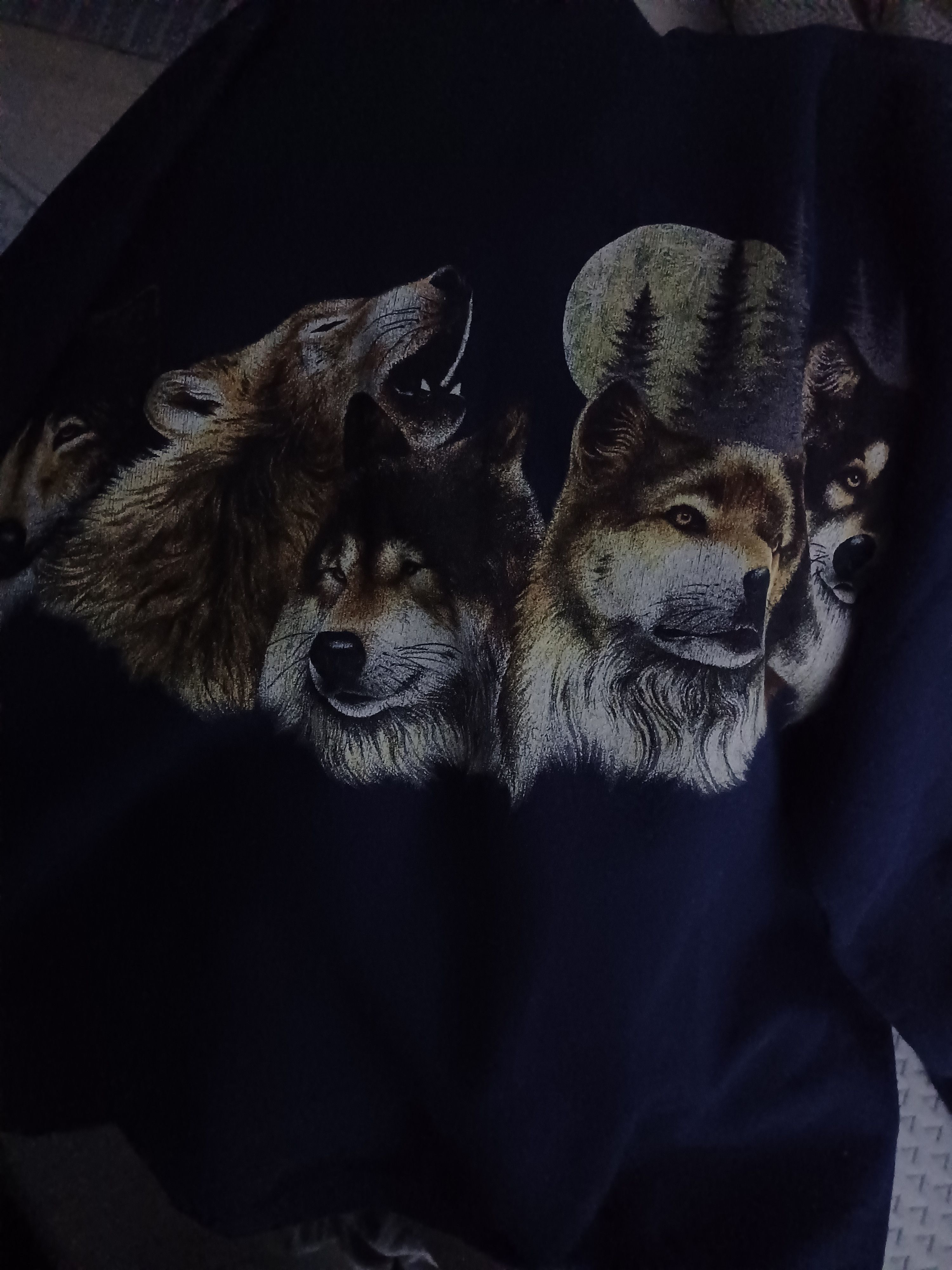 Habitat 90S WOLVES VNTG WOLF MADE IN USA OVERSIZE HABITAT SWEARSHIRT Size US L / EU 52-54 / 3 - 3 Thumbnail