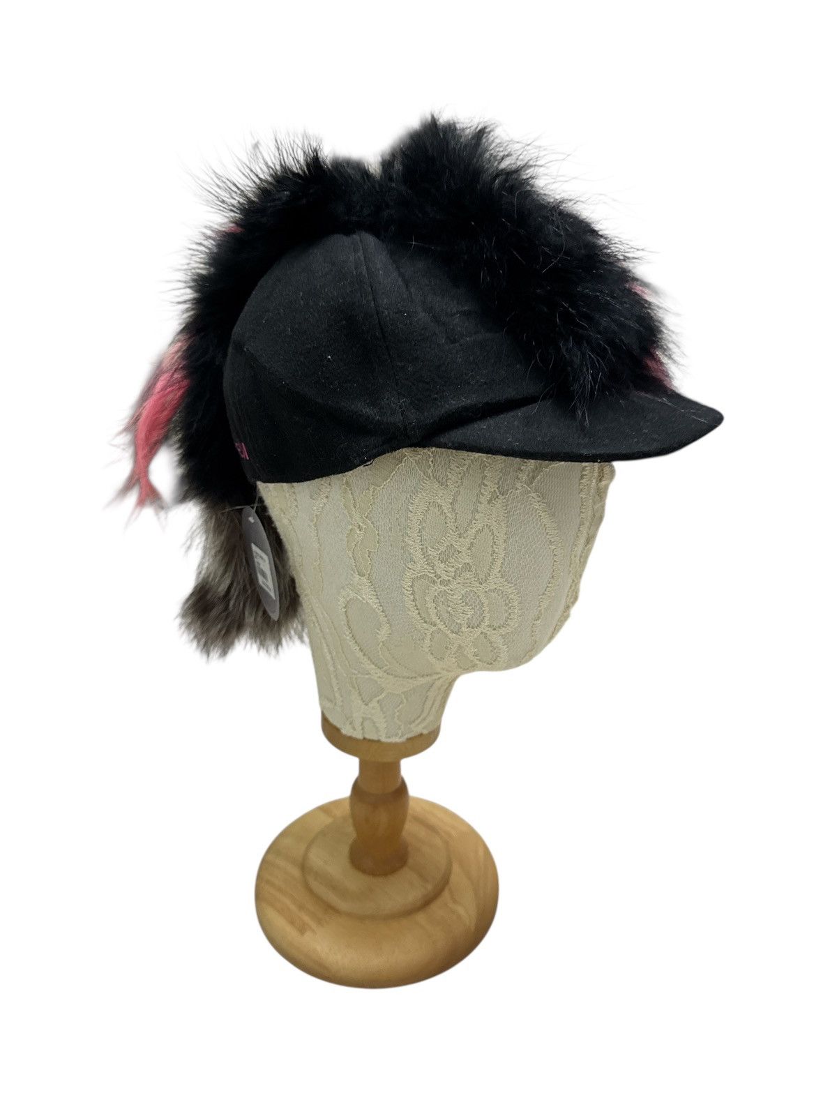 Fendi FENDI X KARL LAGERFELD RACOON MOHAWK CAP Size ONE SIZE - 2 Thumbnail