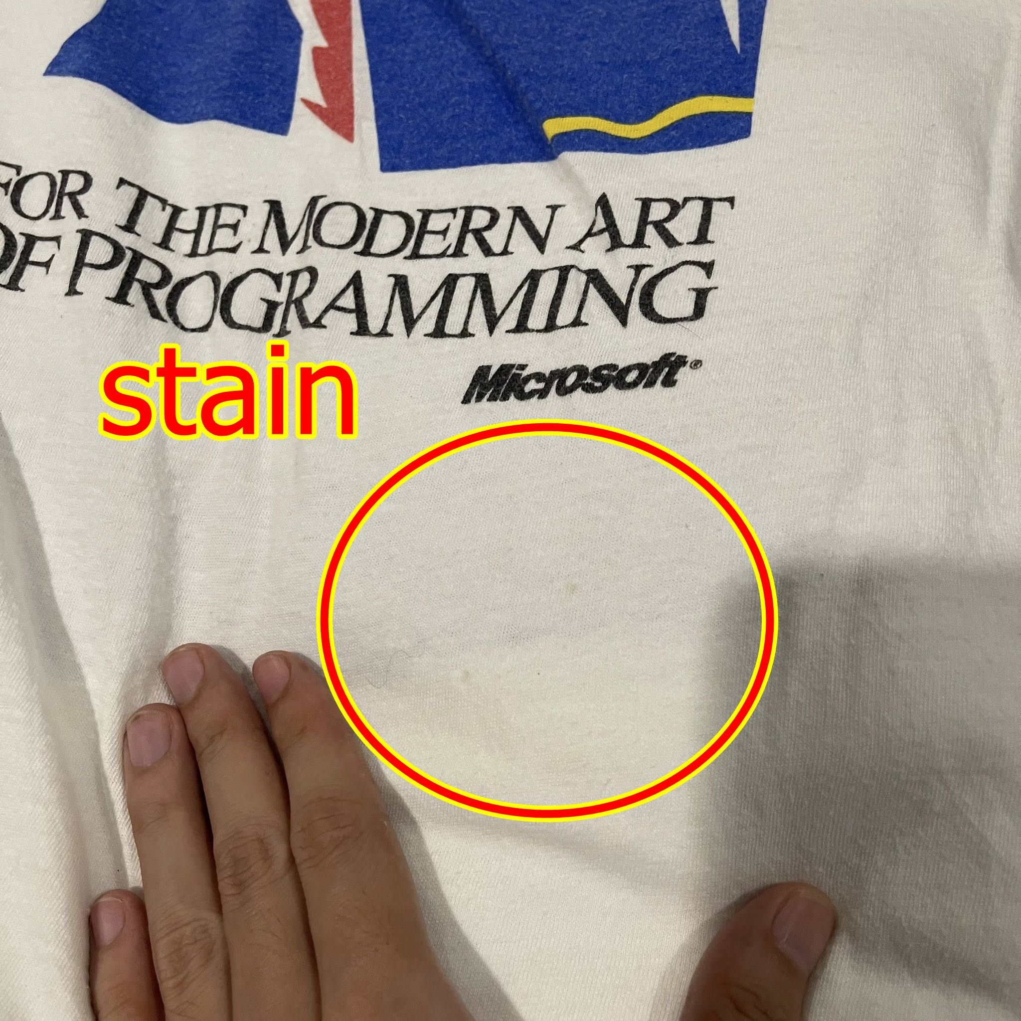 Microsoft Vintage 90s Microsoft Modern Art of Programming T-Shirt Size US XL / EU 56 / 4 - 6 Thumbnail