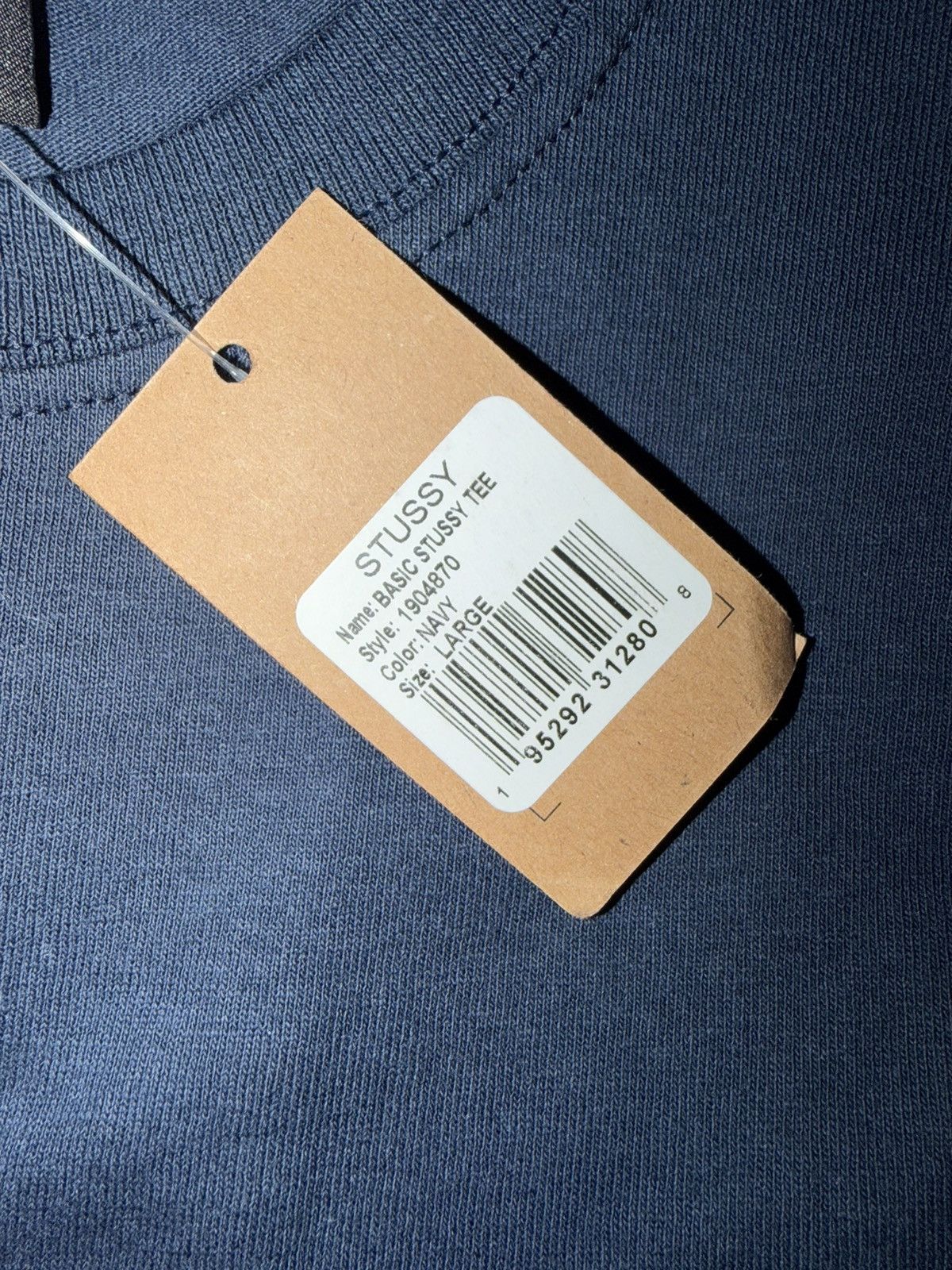 Stussy Stussy Basic Logo Tee Navy Size US L / EU 52-54 / 3 - 5 Thumbnail