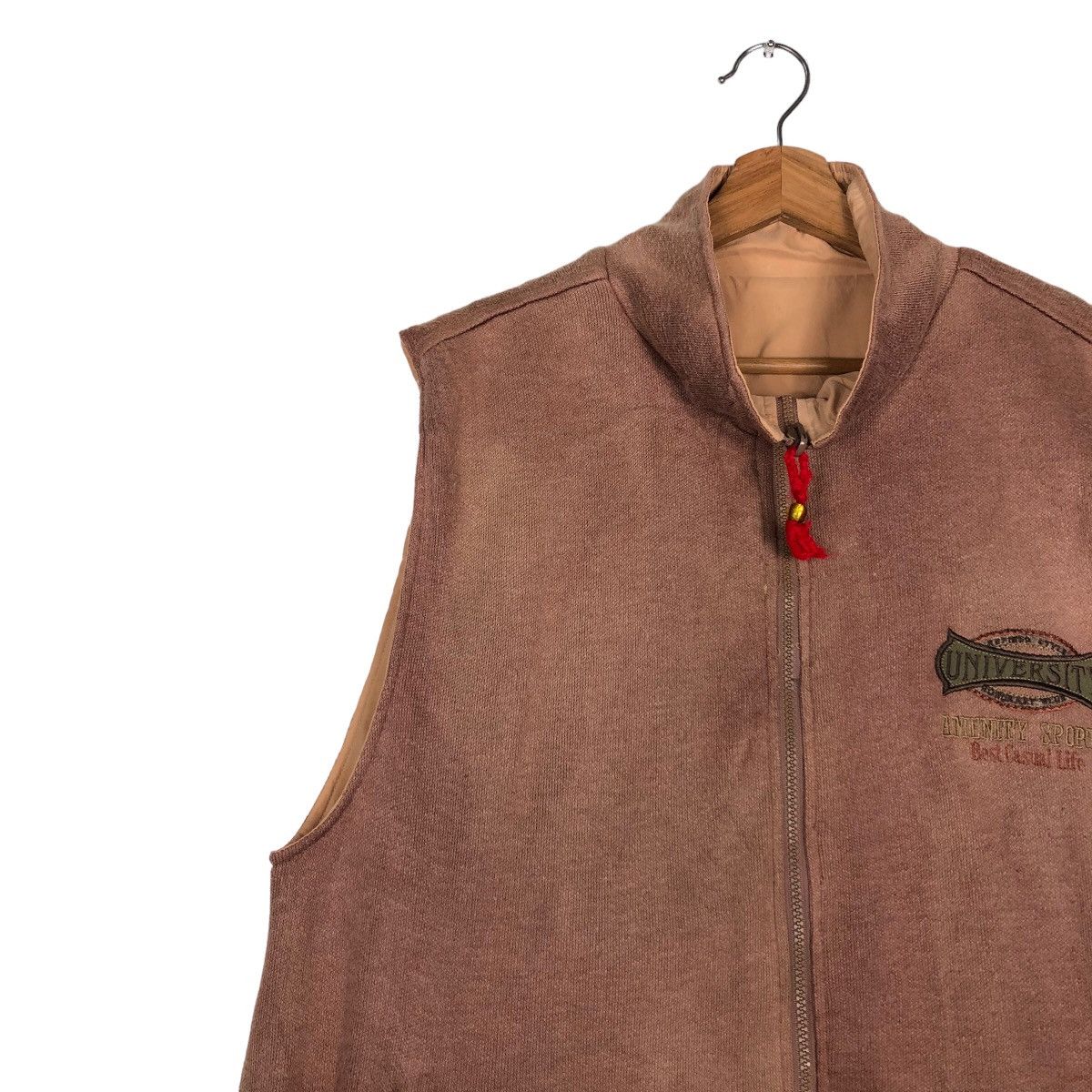 Japanese Brand 🔥Vtg Vest Tank Top University By Razosa Japan Made Size US L / EU 52-54 / 3 - 7 Thumbnail