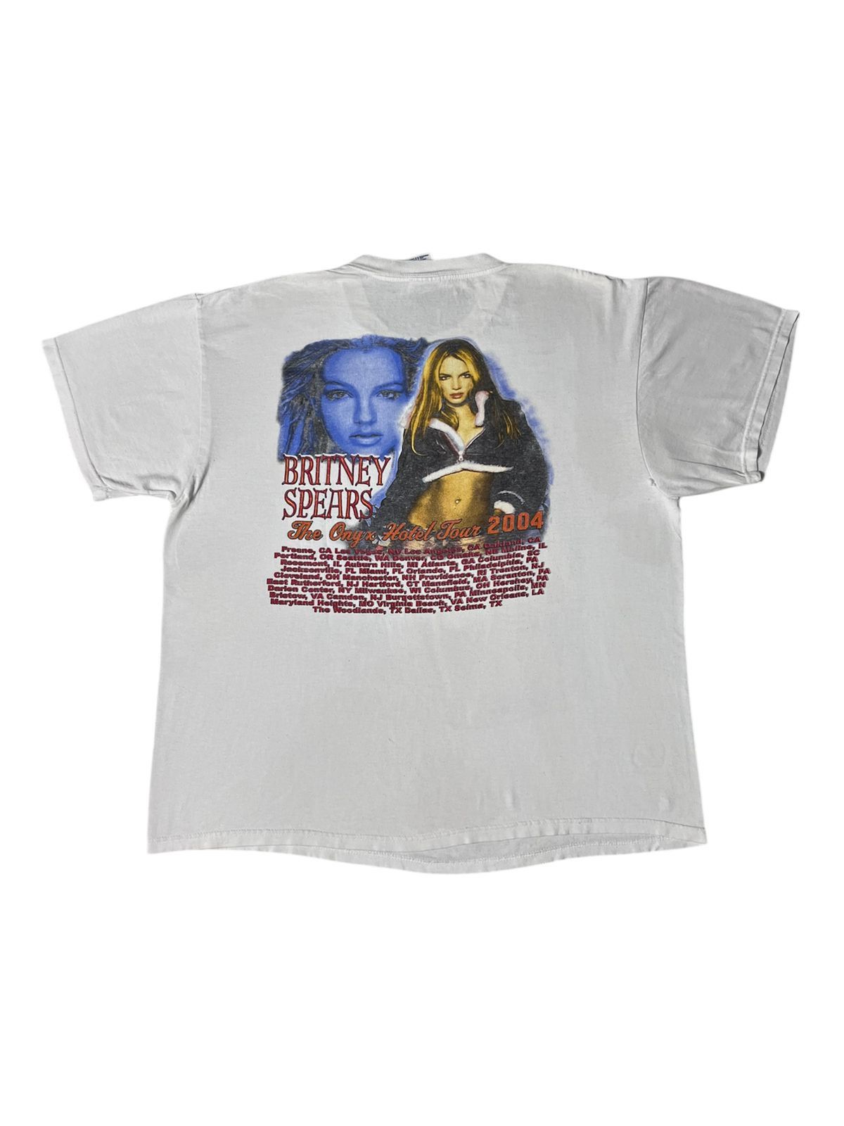 Band Tees Vintage Britney Spears The Onyx Hotel Tour 2004 Size US L / EU 52-54 / 3 - 2 Thumbnail