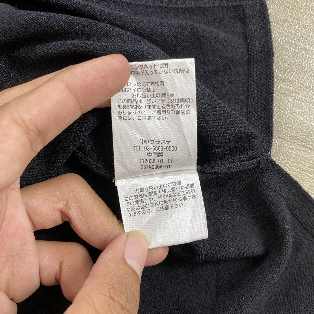 Japanese Brand 2000s Issey Miyake PLST Black Cardigans Size US M / EU 48-50 / 2 - 8 Thumbnail