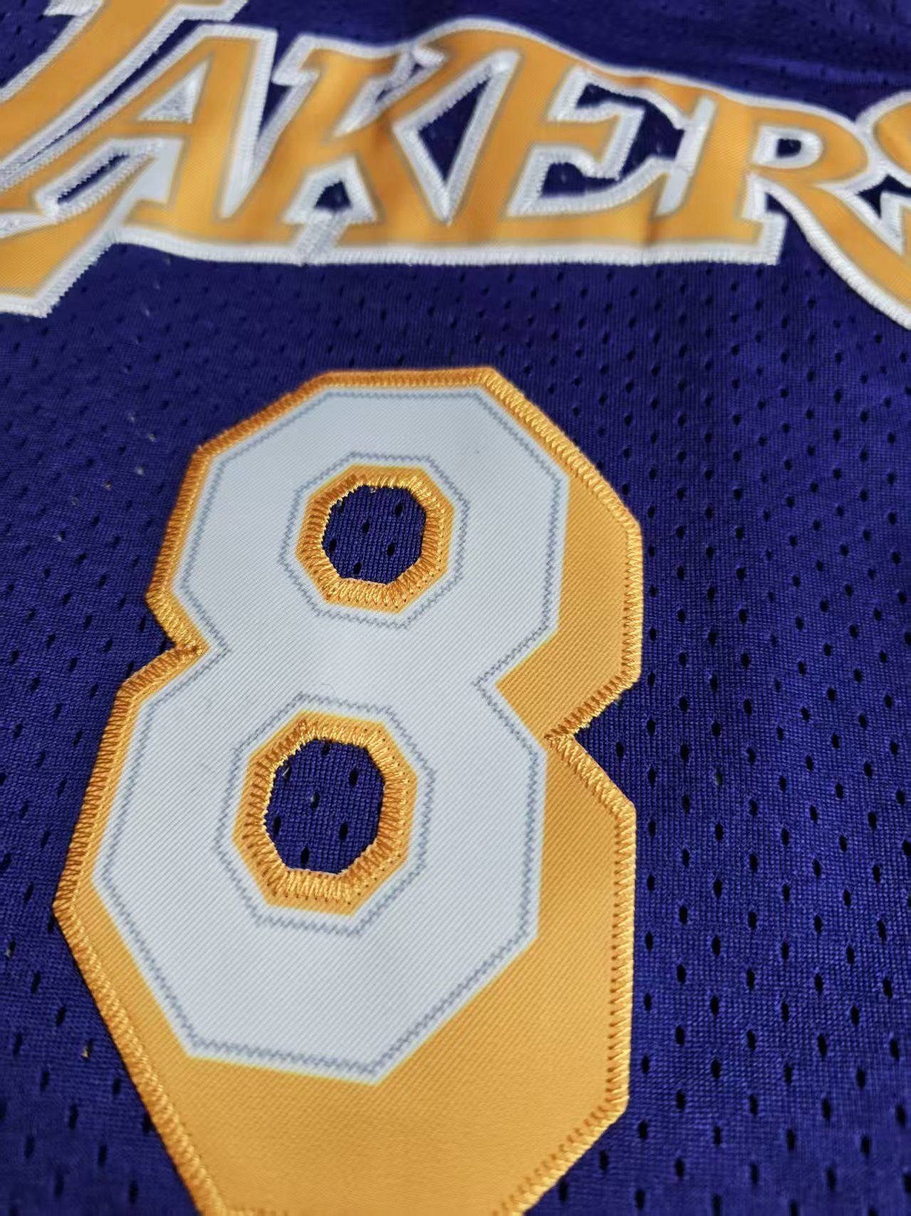 NBA #8 Kobe Bryant Jersey Laker 1996 97 Size US XXL / EU 58 / 5 - 4 Thumbnail