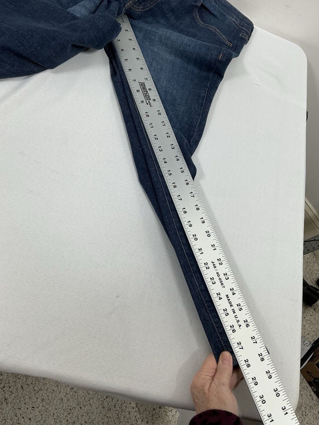 Old Navy Womans Old Navy Cropped Blue Jeans Size 8 0115/T-3 Size 30" / US 8 / IT 44 - 7 Thumbnail