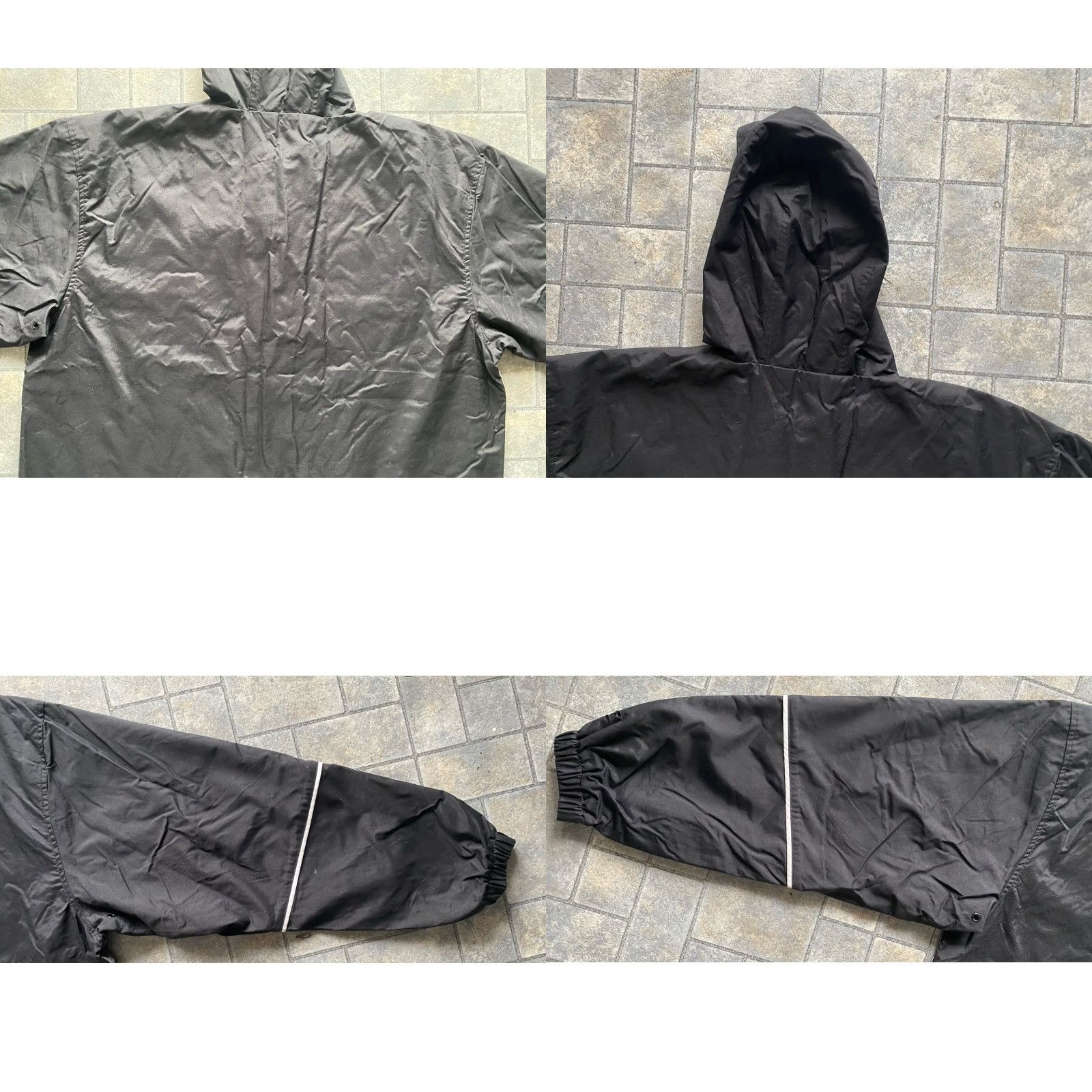 Chase Authentics VTG Chase Authentics MENS XL Dale Earnhardt Hooded Lined Pullover Windbreaker Black Gray Jacket Men XL Size US XL / EU 56 / 4 - 11 Thumbnail
