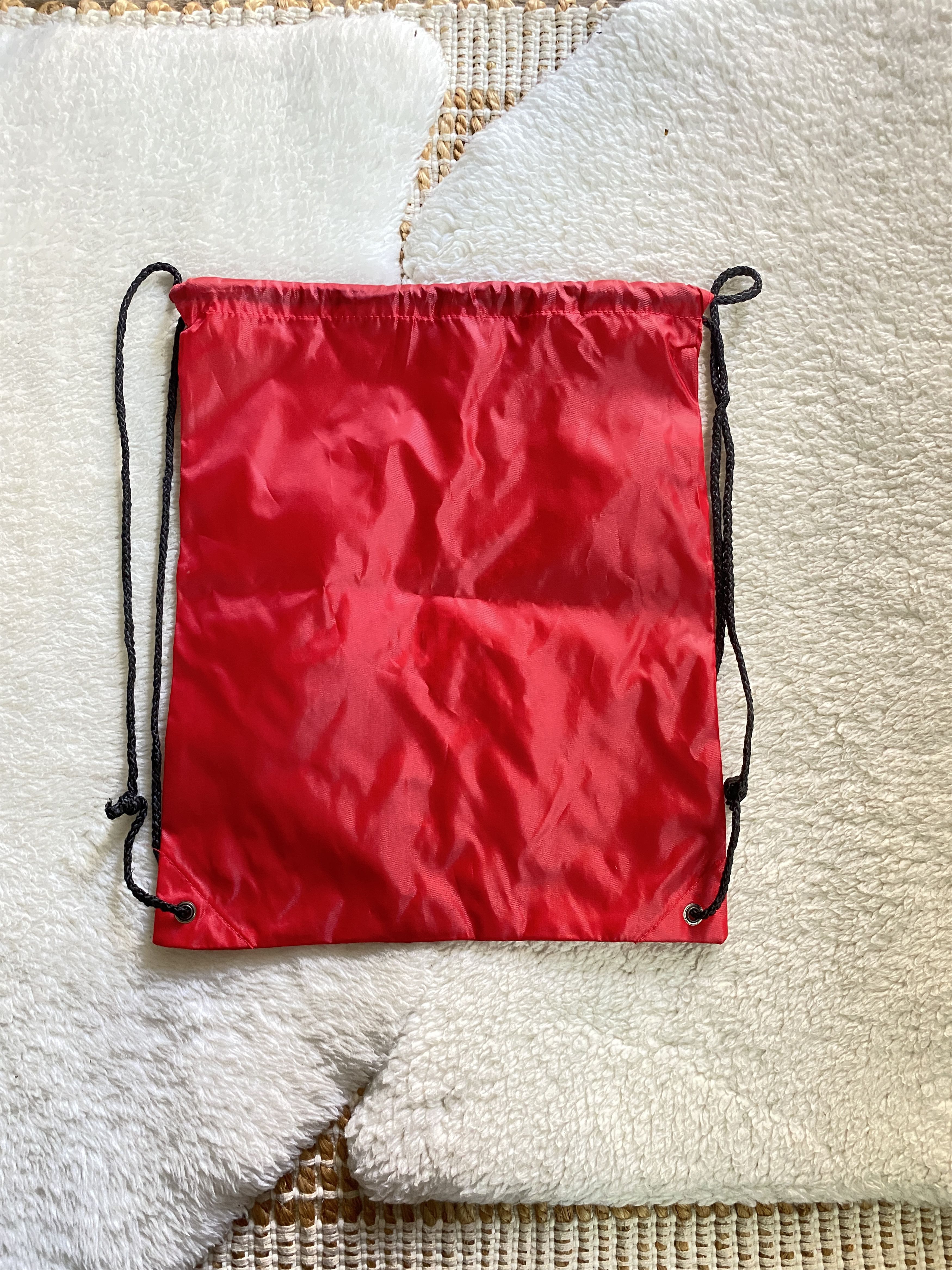 Other Red “Happy Holidays” Drawstring Bag – Brand New Size ONE SIZE - 8 Thumbnail